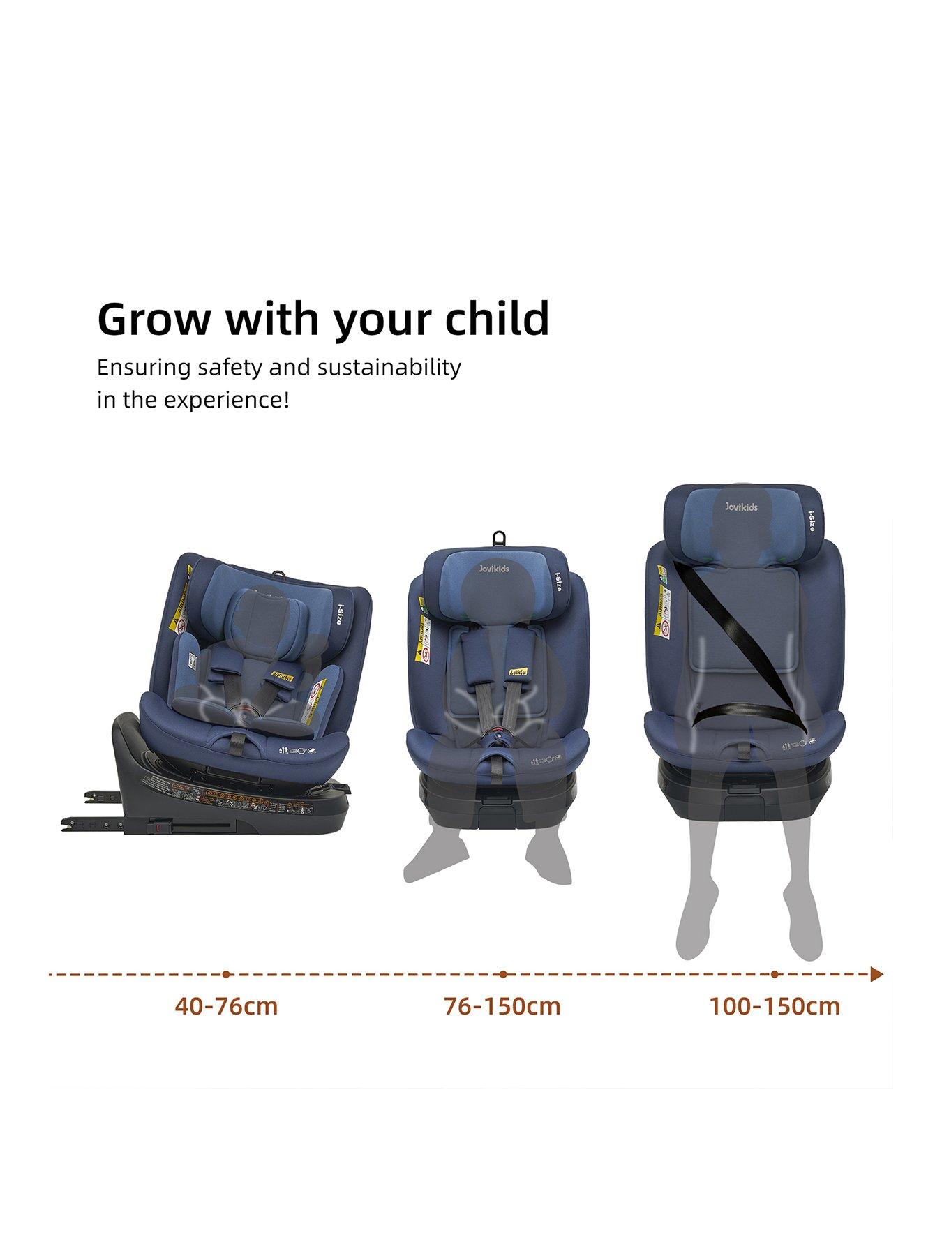 Image 3 of 8 of Jovikids Spin Top Tether Ranger Car Seat - Blue