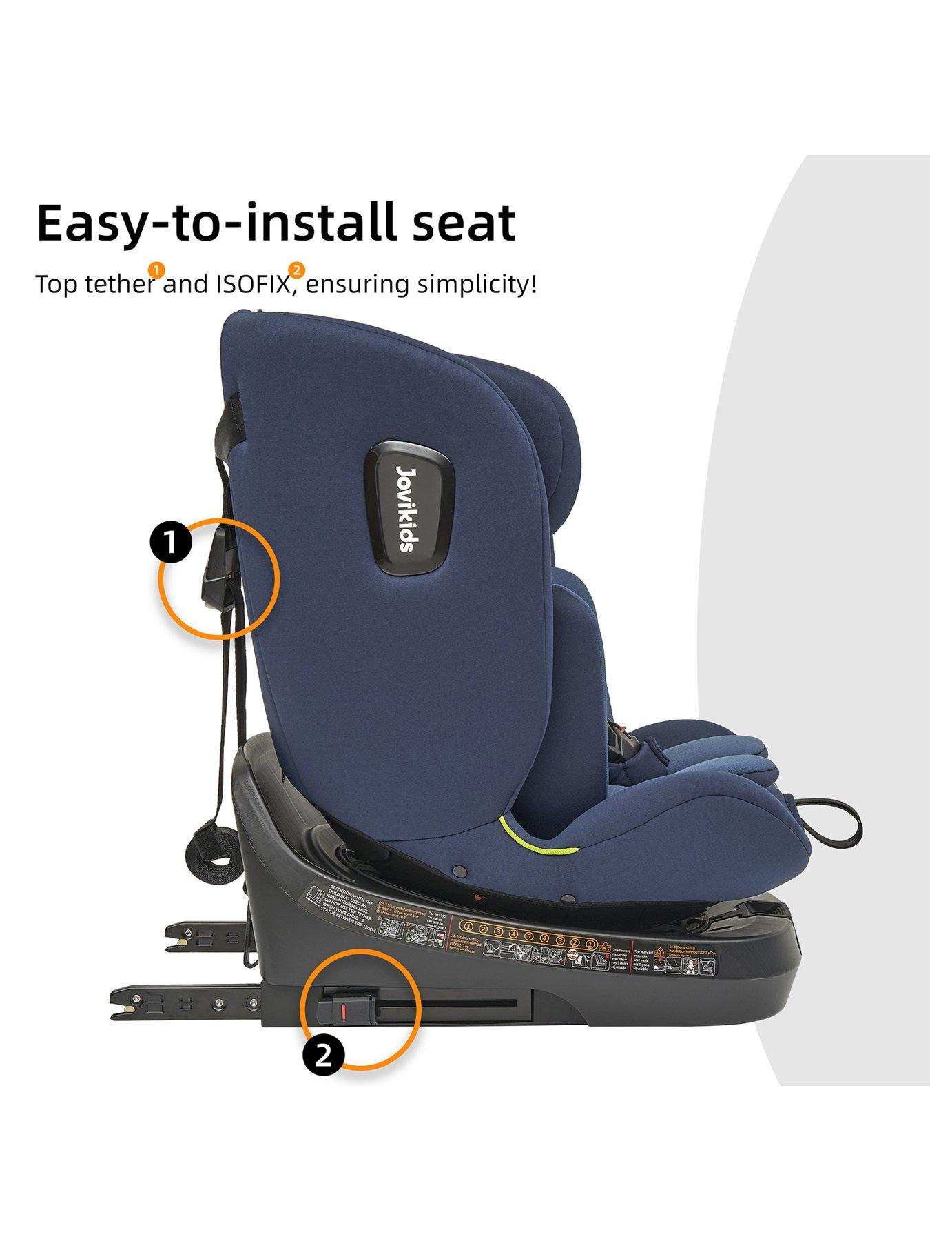 Image 7 of 8 of Jovikids Spin Top Tether Ranger Car Seat - Blue
