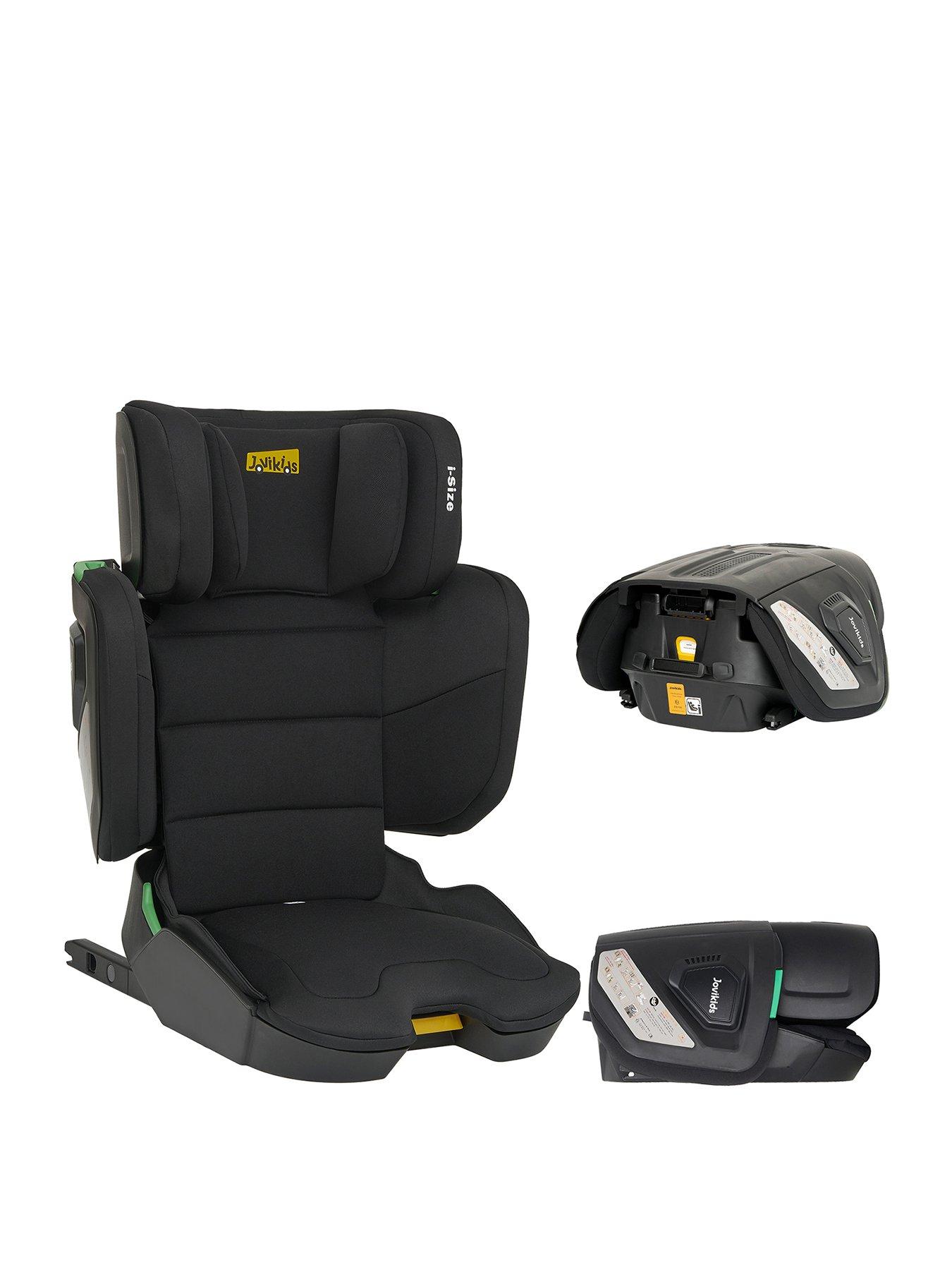Image 2 of 8 of Jovikids Compact Folding Booster Car Seat - Black