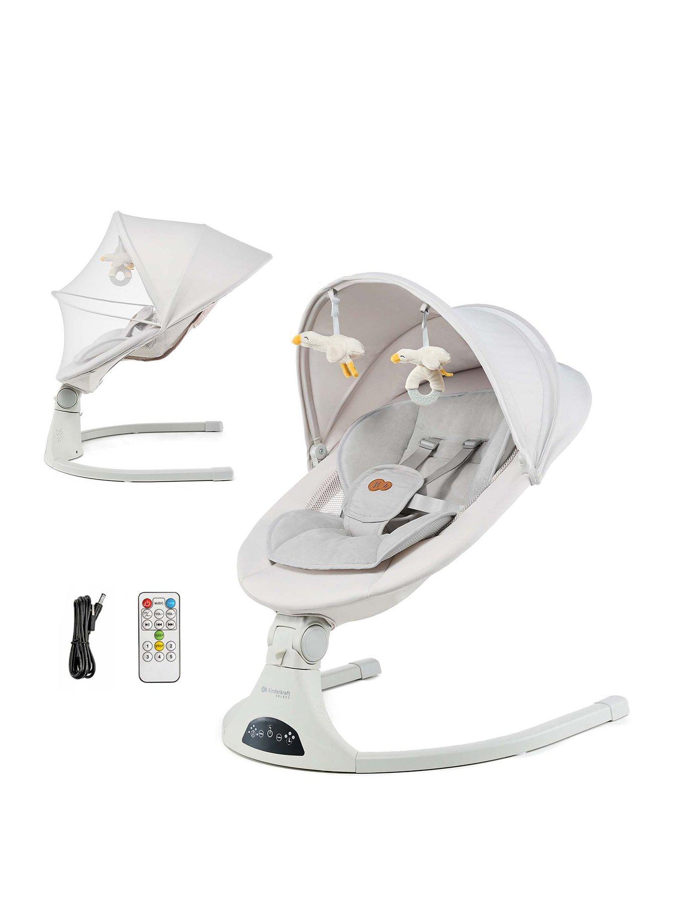 Image 2 of 7 of Kinderkraft Tulsy 2 in 1 Electric Rocker/Bouncer - Beige