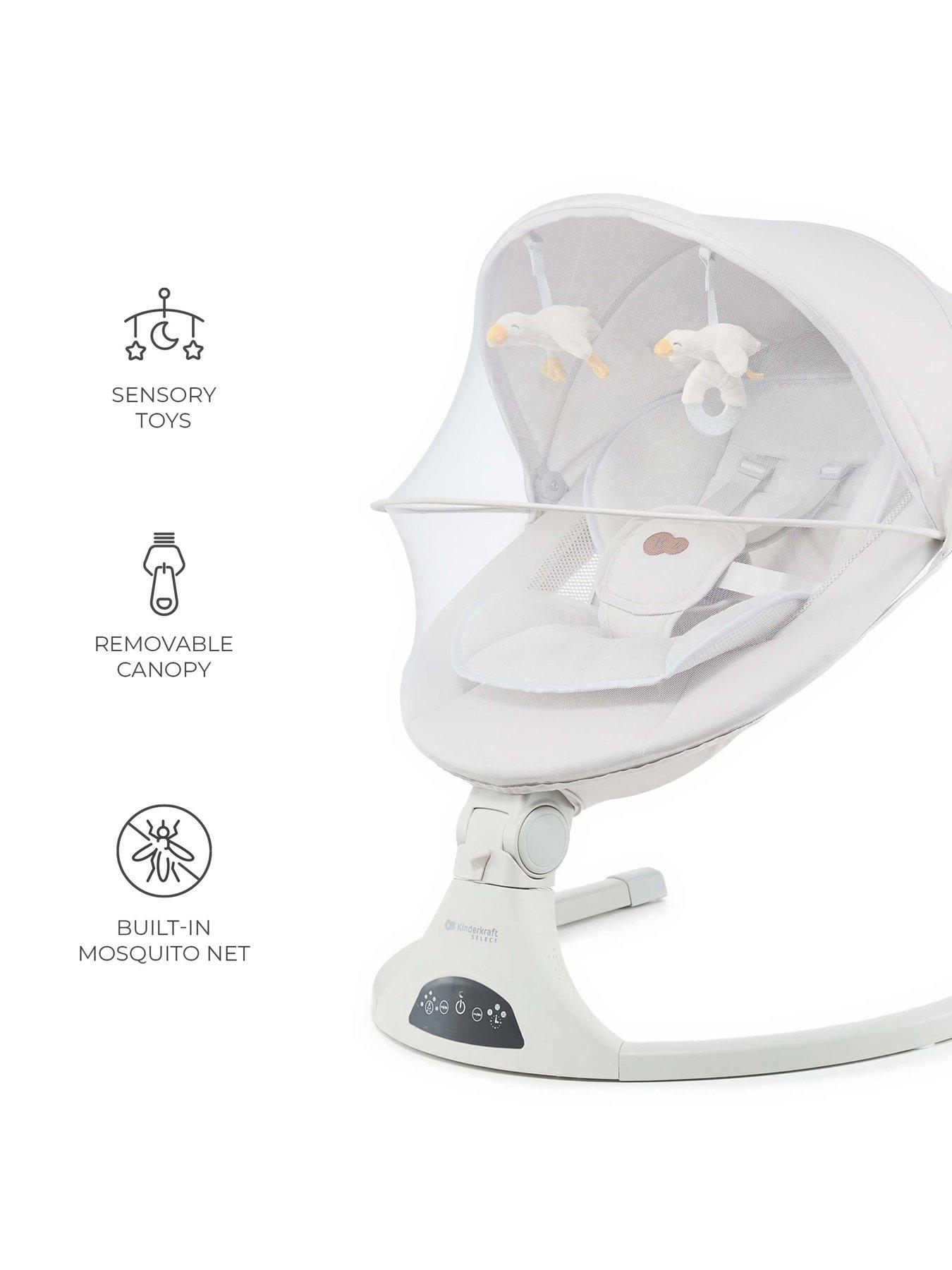Image 4 of 7 of Kinderkraft Tulsy 2 in 1 Electric Rocker/Bouncer - Beige