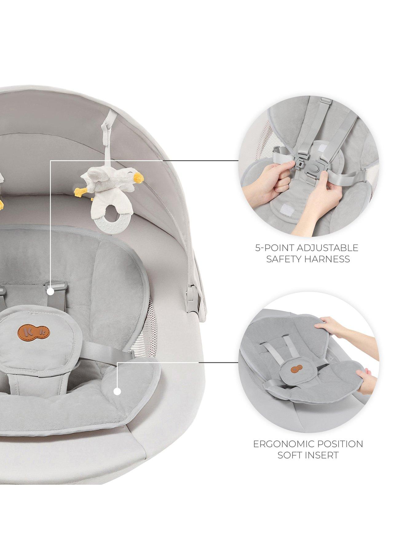 Image 6 of 7 of Kinderkraft Tulsy 2 in 1 Electric Rocker/Bouncer - Beige