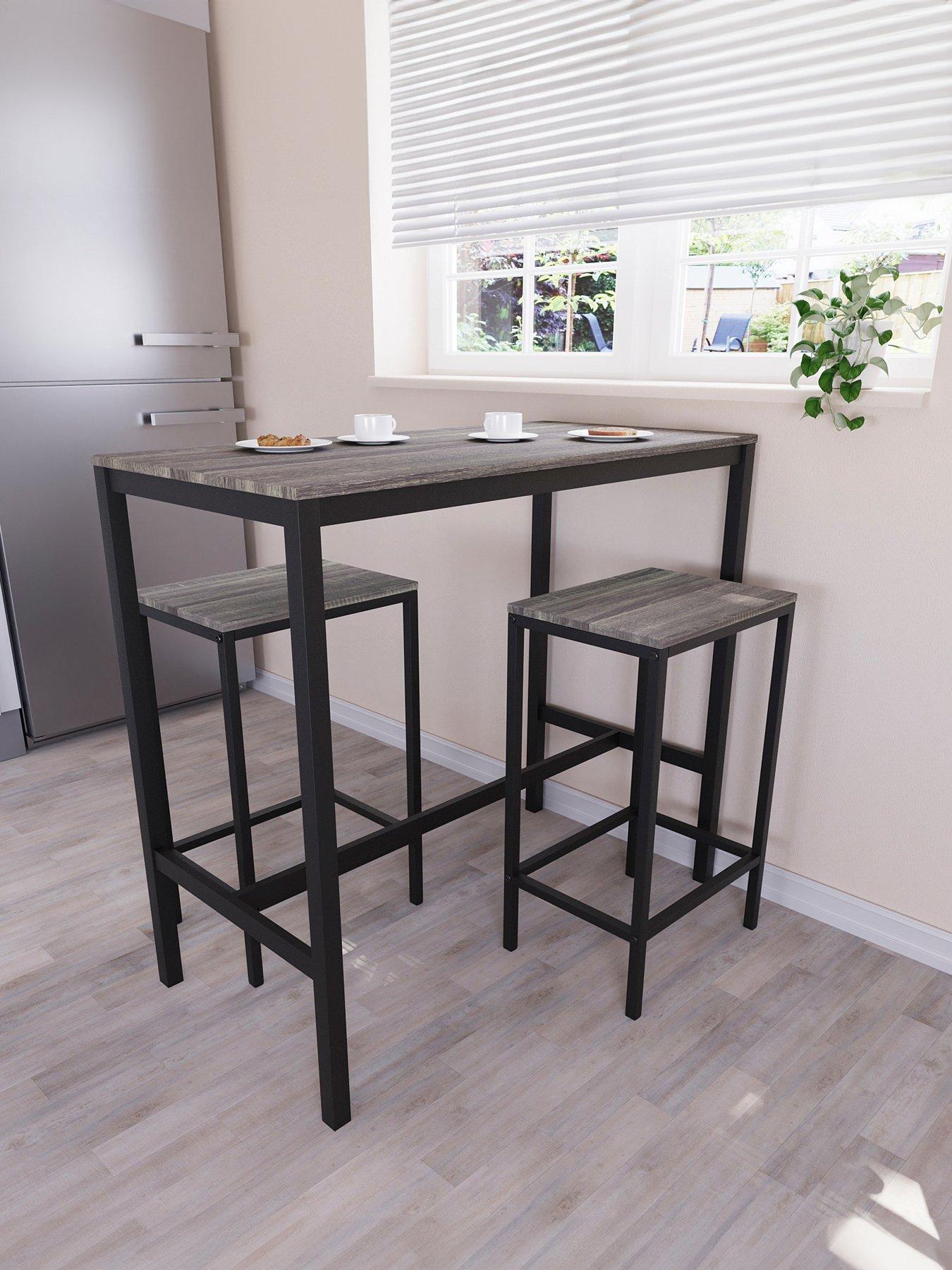 Image of Vida Designs Roslyn 2 Seater Bar Table Set