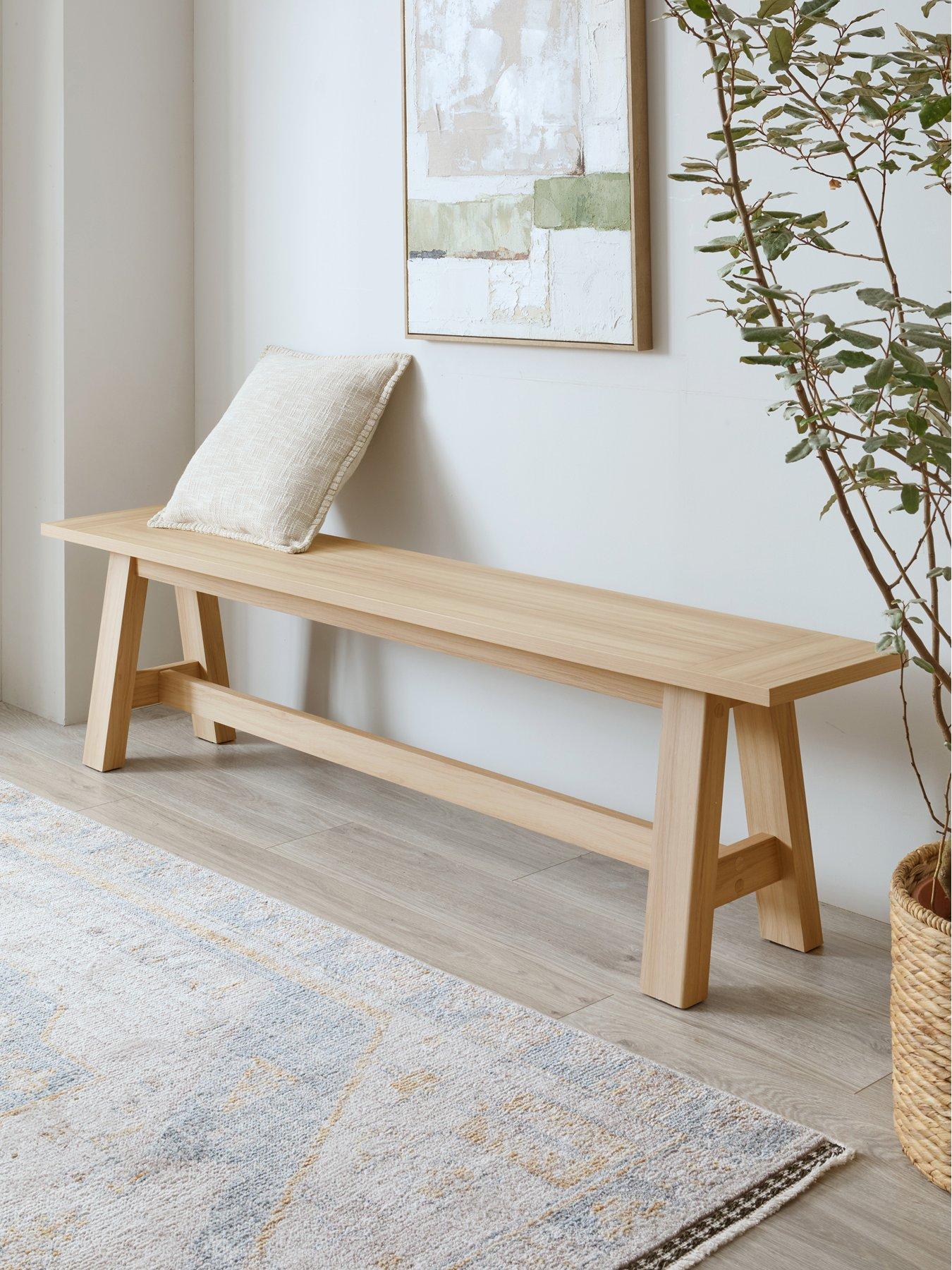Michelle Keegan Home Lindley Dining Bench - Oak - FSC® Certified