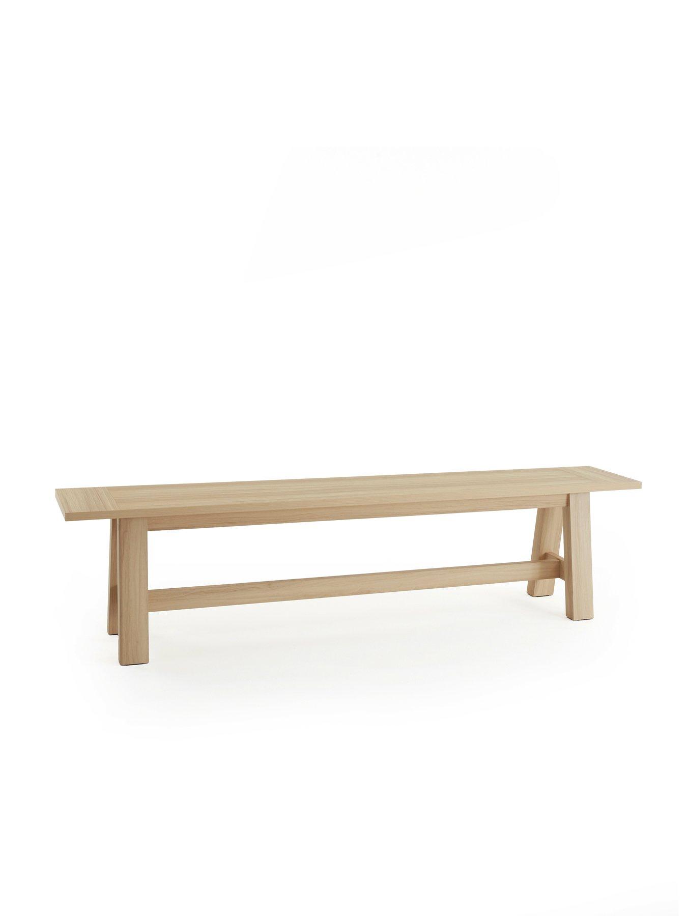 Image 3 of 6 of Michelle Keegan Home Lindley Dining Bench - Oak -&nbsp;FSC&reg; Certified