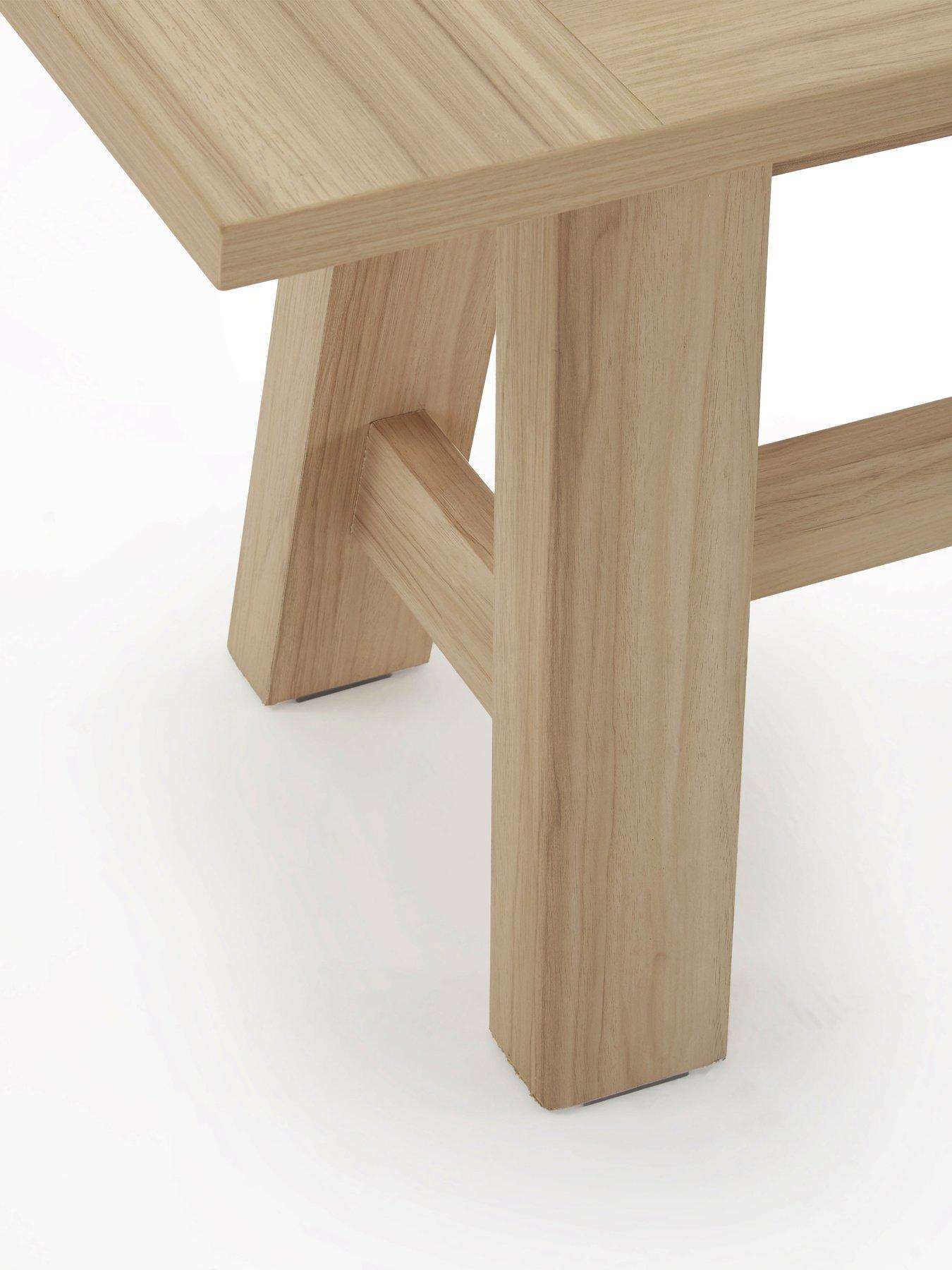 Image 4 of 6 of Michelle Keegan Home Lindley Dining Bench - Oak -&nbsp;FSC&reg; Certified