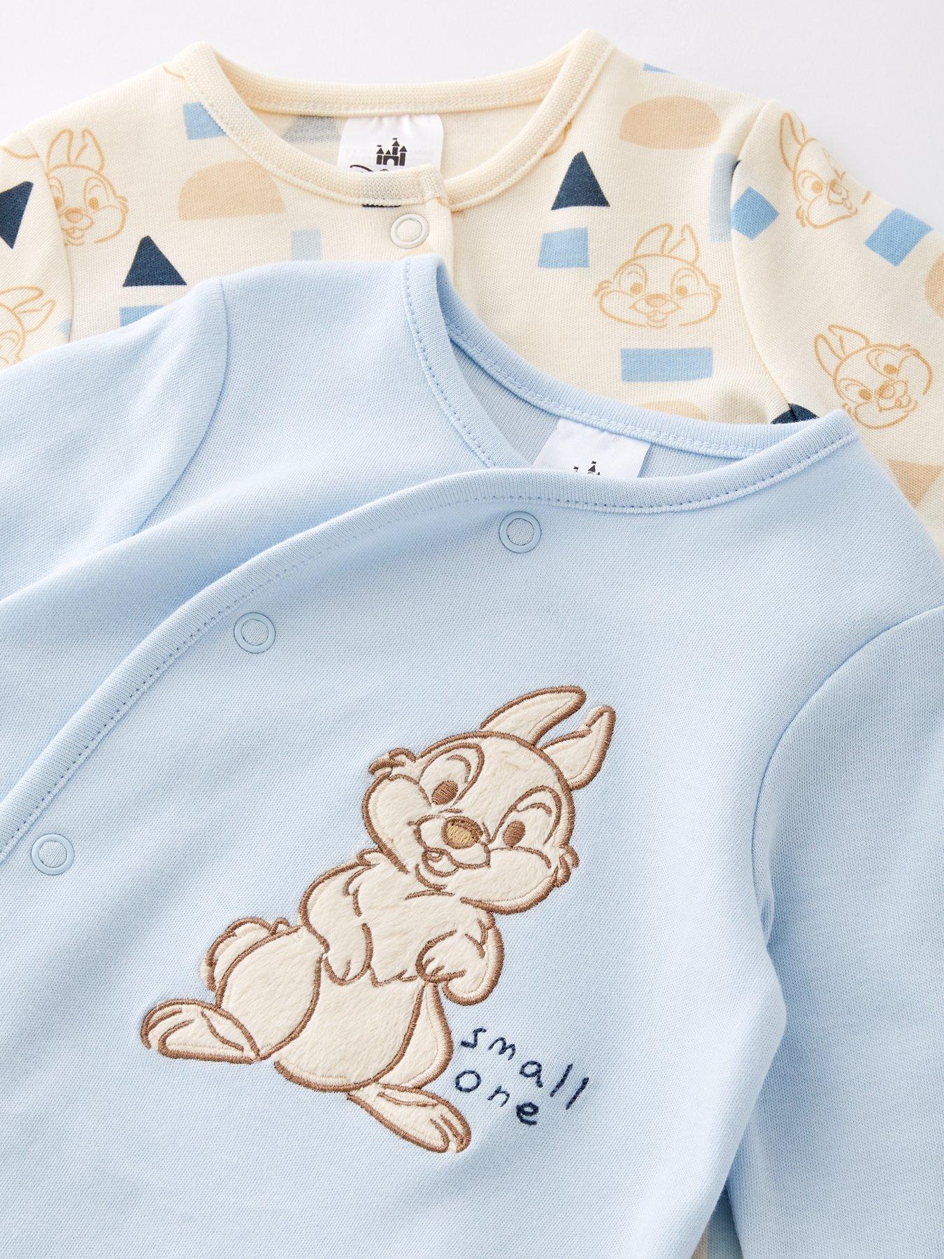 Image 5 of 5 of Bambi Disney Bambi Thumper 2 Pack Sleepsuit - Blue