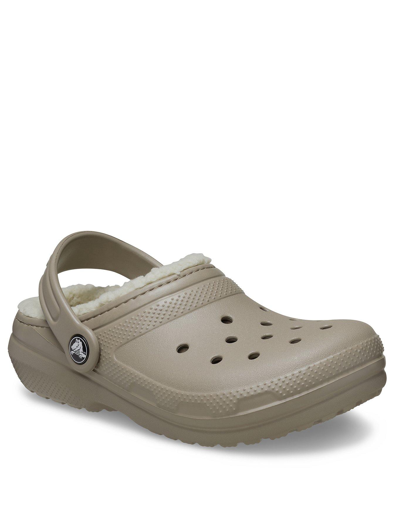 crocs-junioryouth-classic-lined-clogs-k-greystillFront