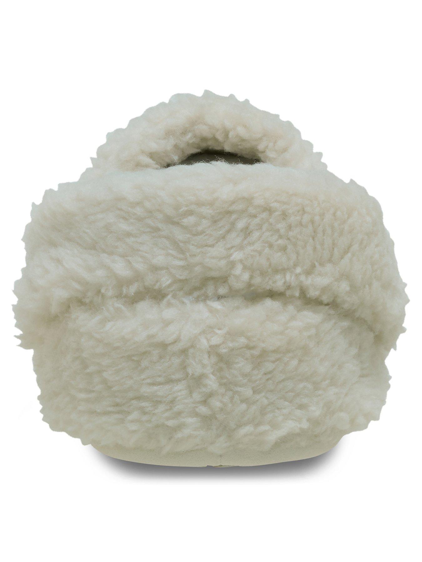 Image 3 of 5 of Crocs Infant / Junior Classic Cozzzy Slippers - Beige