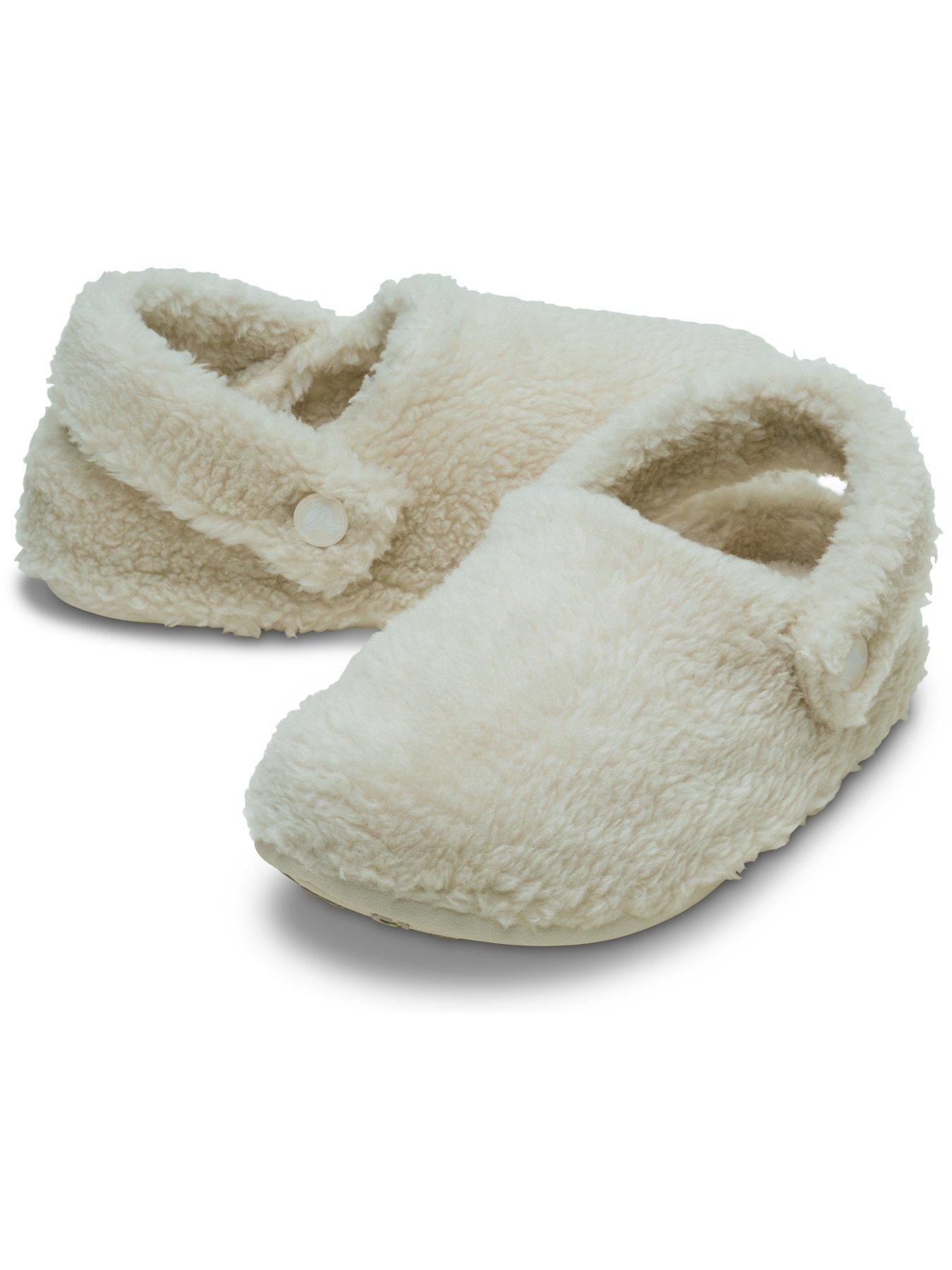 Image 5 of 5 of Crocs Infant / Junior Classic Cozzzy Slippers - Beige