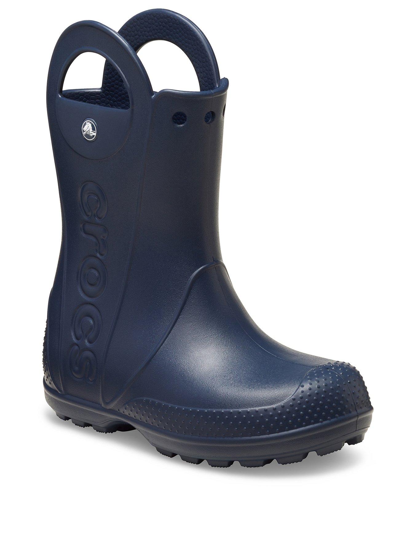 Image 2 of 5 of Crocs Kids Handle It Rain Boot - Navy