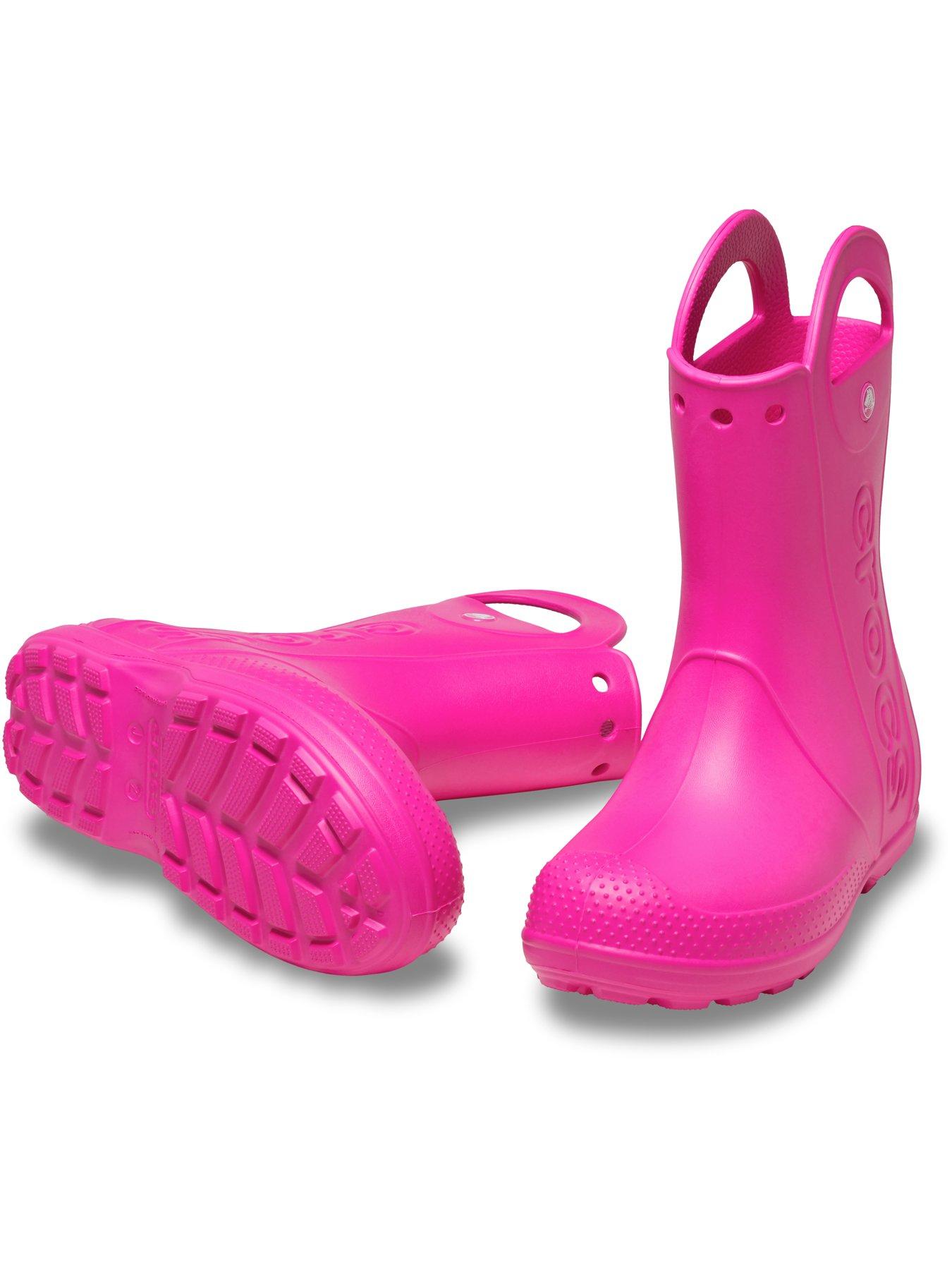 Image 5 of 5 of Crocs Kids Handle It Rain Boot - Pink Crush
