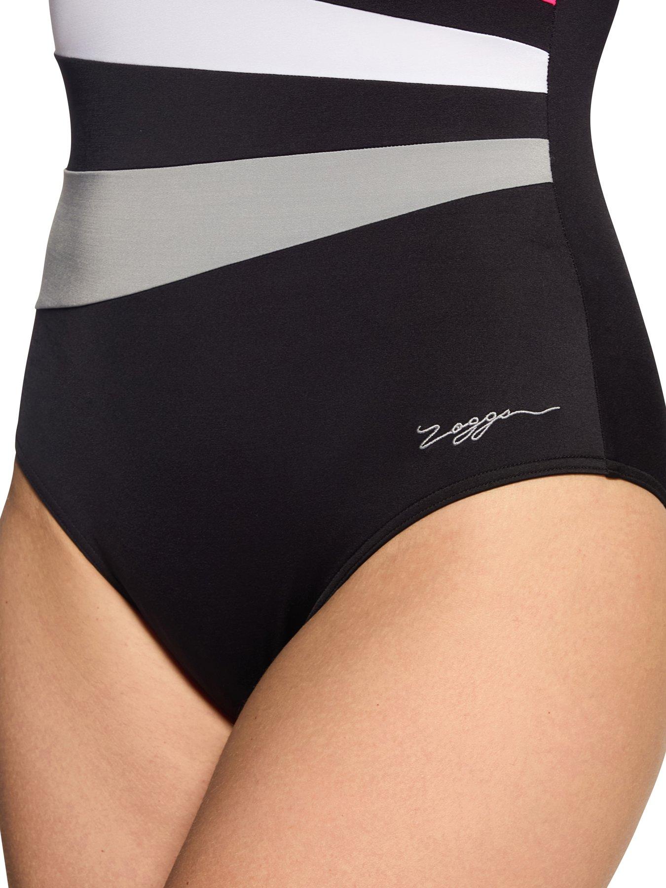 zoggs-womens-safari-wrap-panel-classicback-swimsuit-blackback