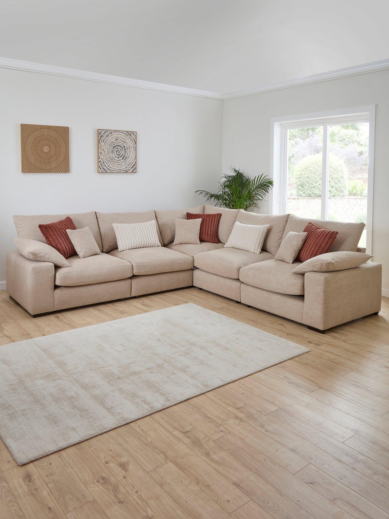 The Very Collection Aston Double Arm Modular Corner Group - Made to Order in the UK