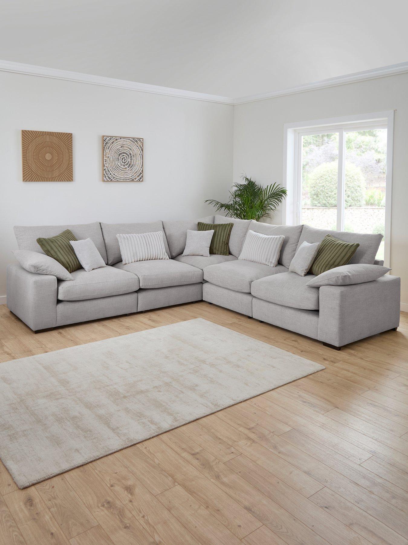 Very Home Aston Double Arm Modular Corner Group - Made to Order in the UK