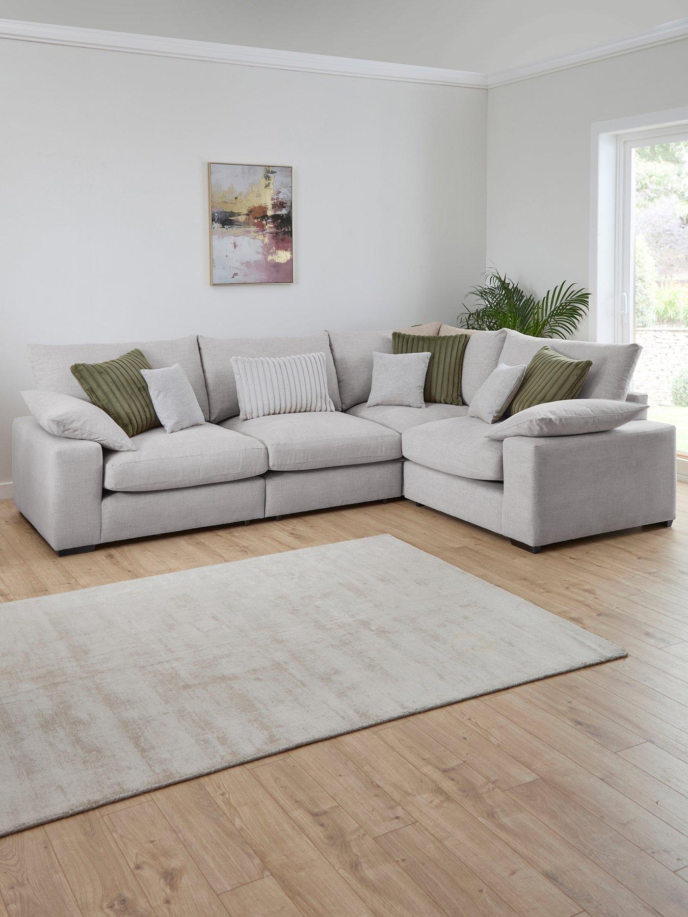 Very Home Aston Reversible Double Arm Modular Corner Sofa - Made to Order in the UK