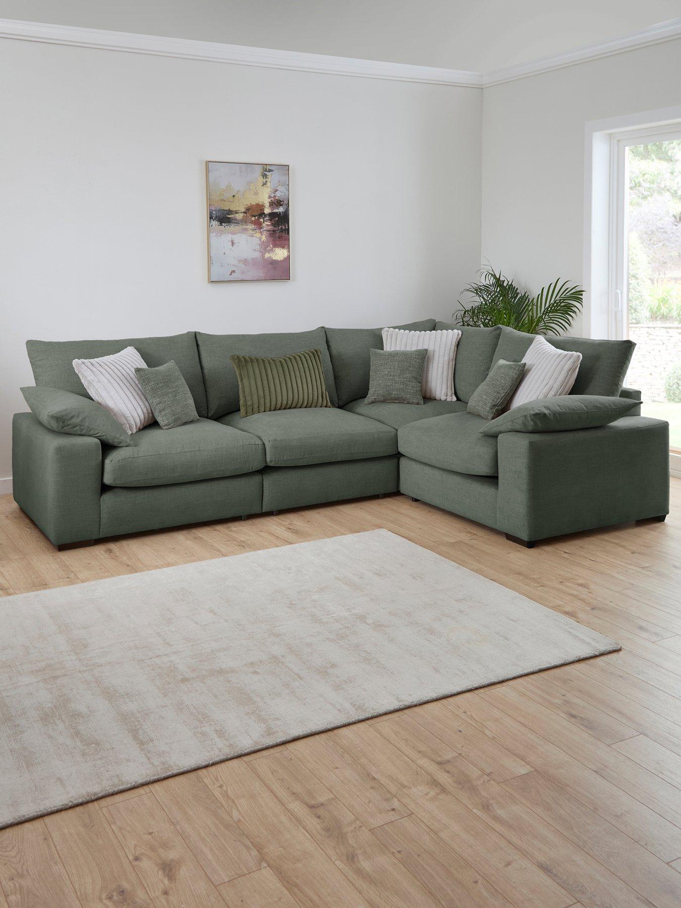 Very Home Aston Reversible Double Arm Modular Corner Sofa - Made to Order in the UK
