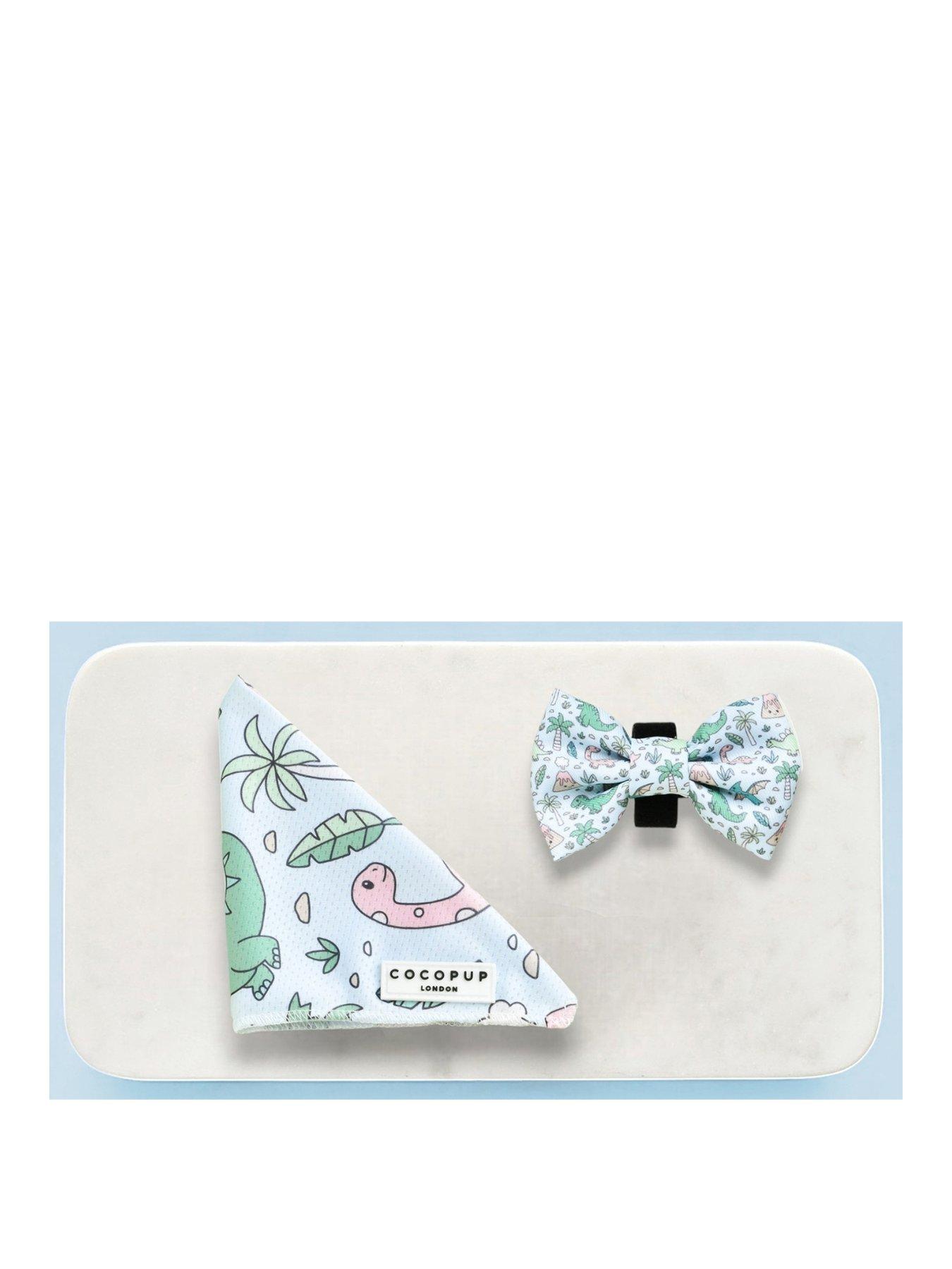 cocopup-2-pack-dinopaws-bandana-and-bow-tie