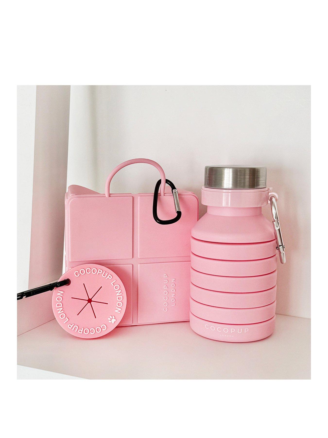 cocopup-travel-bundle--pink-water-bottle-poop-pocket-foldable-bowl