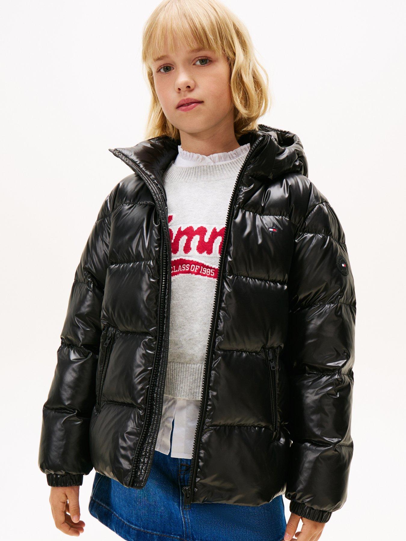Tommy Hilfiger Girls Essential Down Jacket - Black