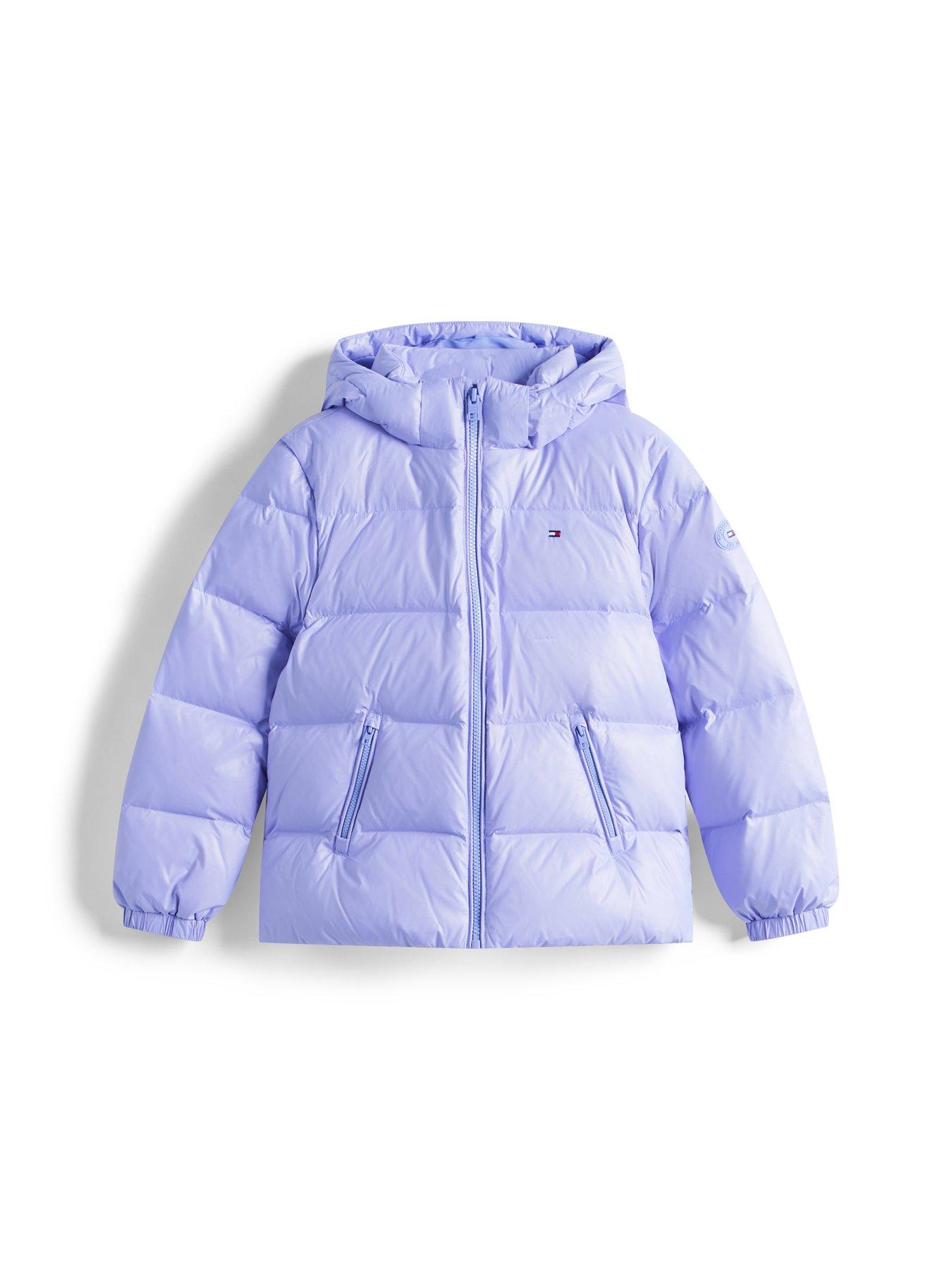 Image 5 of 5 of Tommy Hilfiger Girls Essential Down Jacket - Vintage Iris