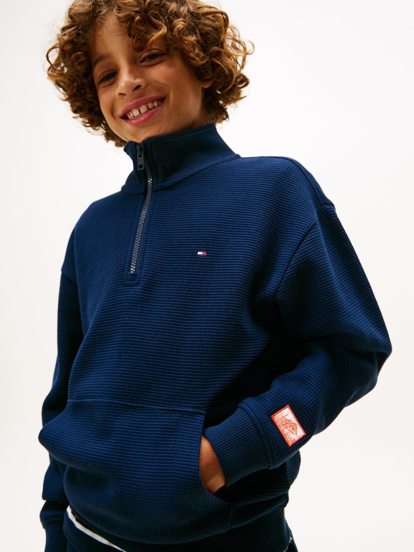 tommy-hilfiger-boys-texture-half-zip-sweatshirt-dark-navyoutfit
