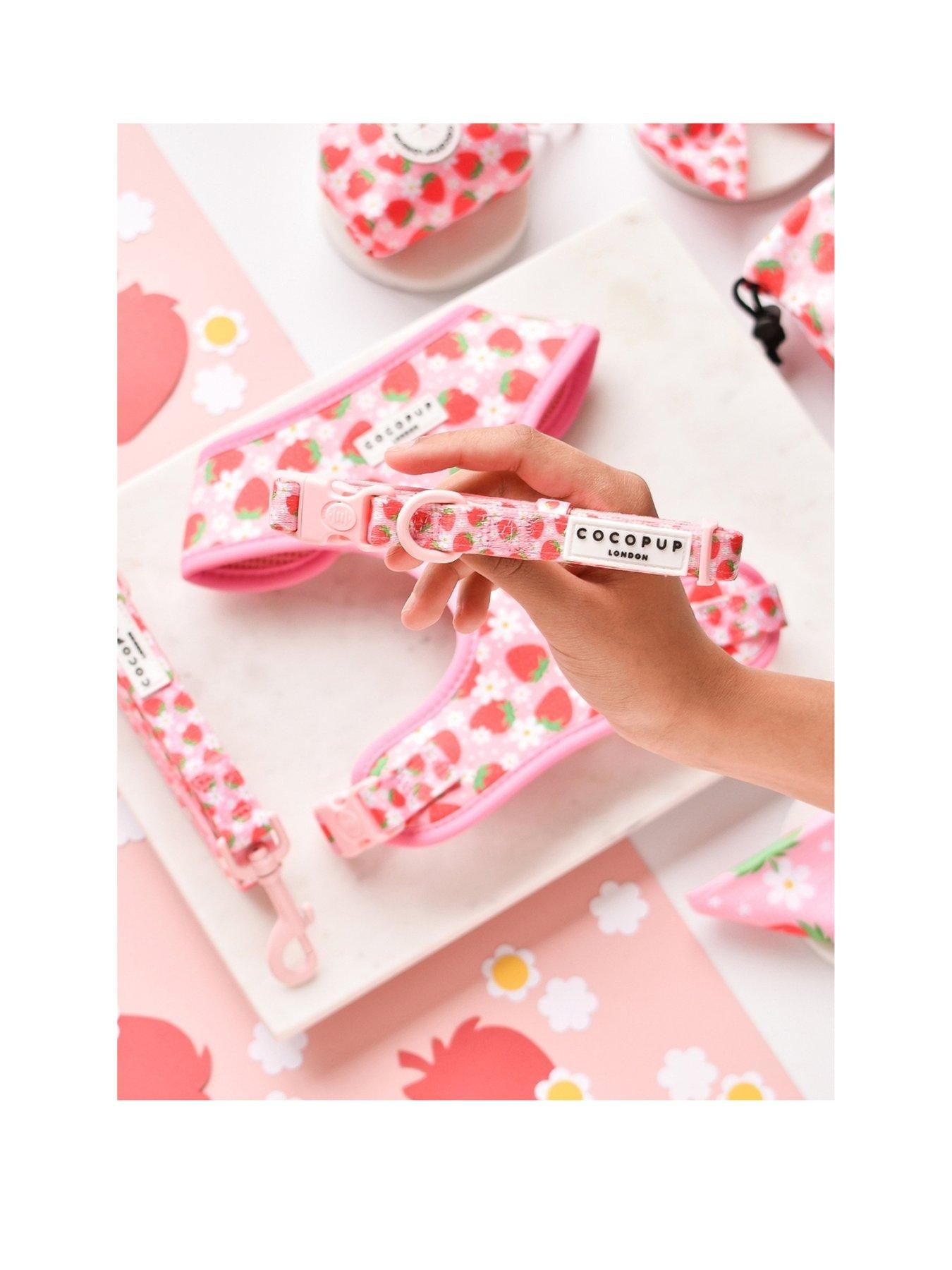 Cocopup Pupberry Fields Collar - Large in Pink