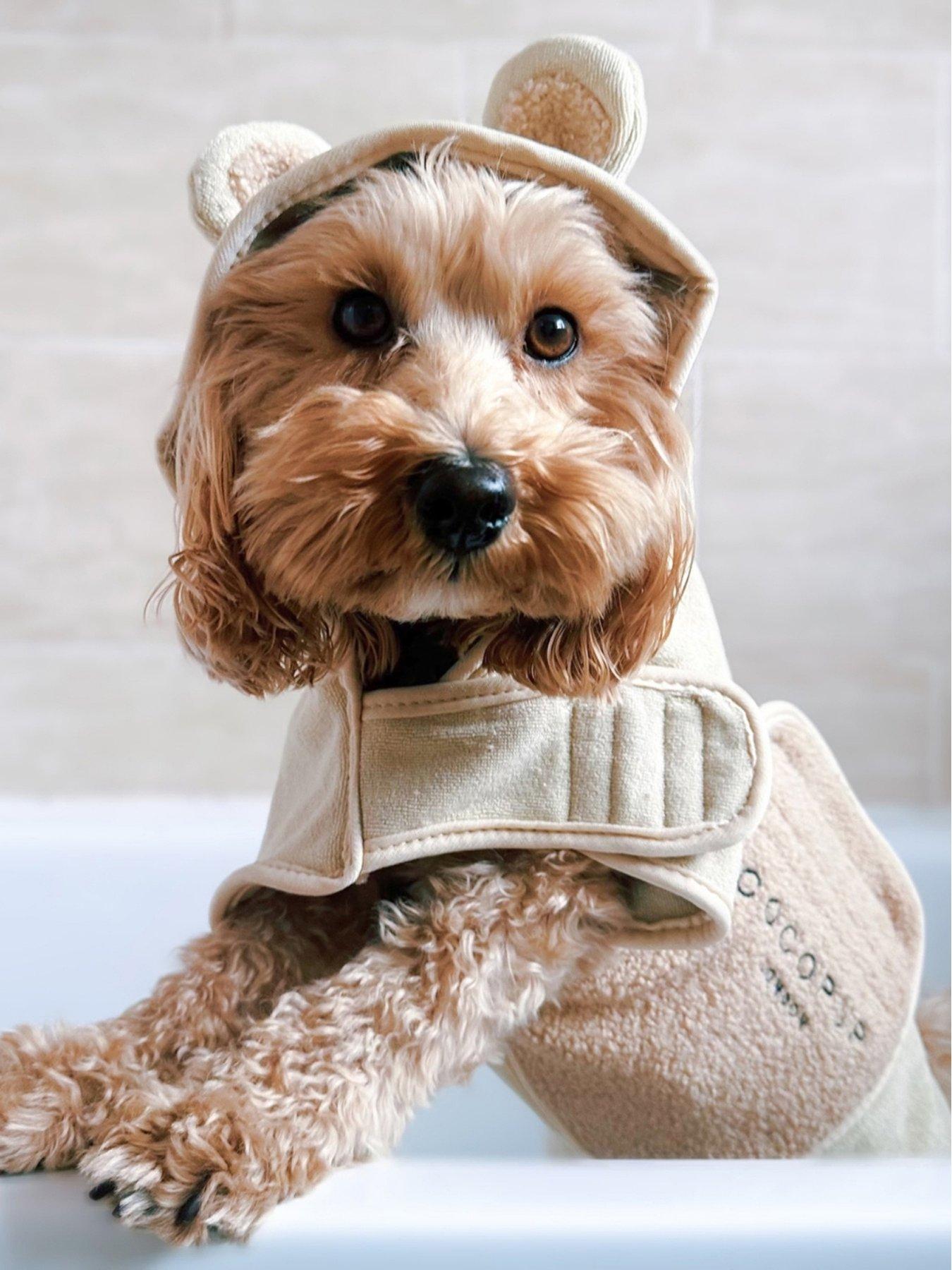 Cocopup Teddy Robe - Extra Small in Natural