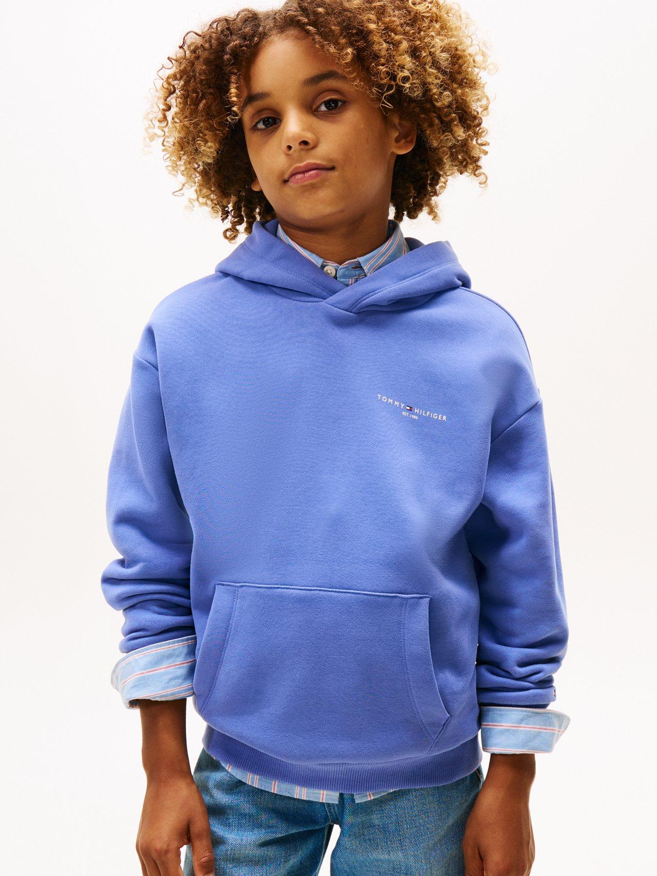 tommy-hilfiger-girls-mini-corp-hoodie-blue