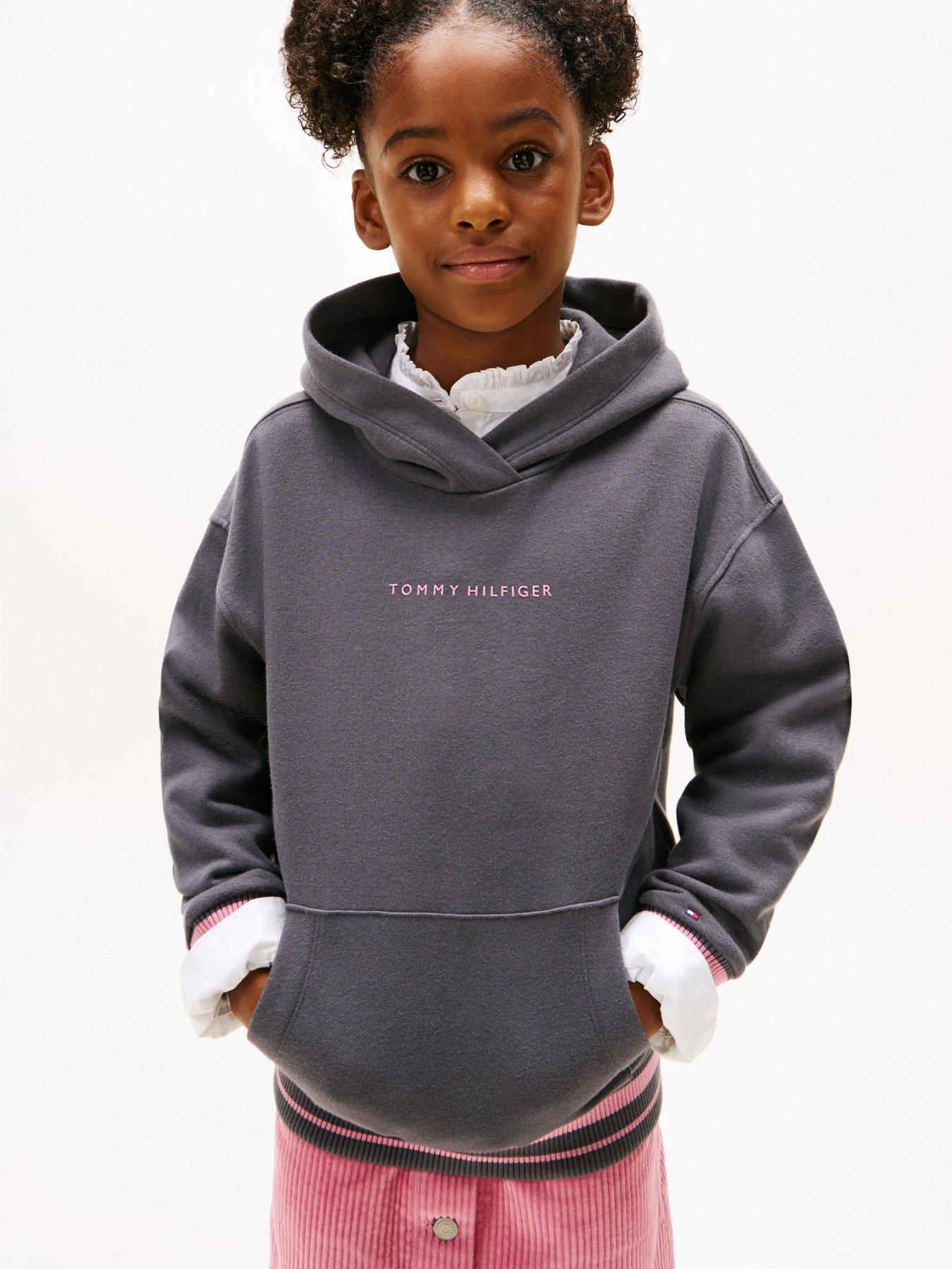 tommy-hilfiger-girls-mini-logo-hoodie-washed-black