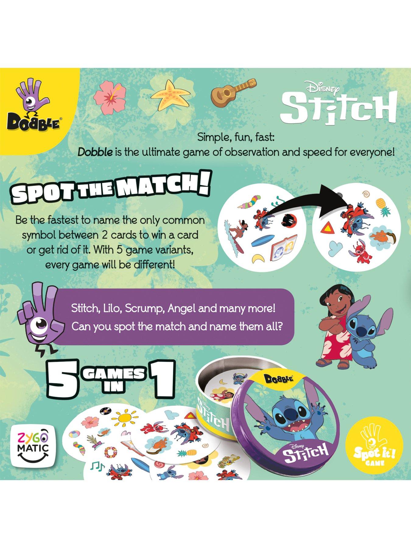 Image 3 of 7 of Disney Stitch Dobble Lilo and Stich Family Card Game
