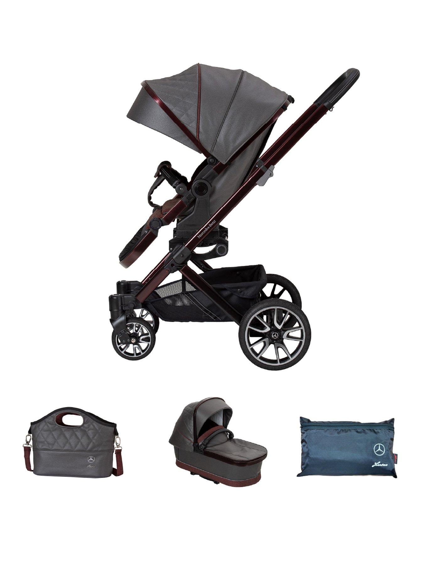 Mercedes Avantgarde GTX Pushchair, Carrycot & Changing Bag Bag - Tourmaline