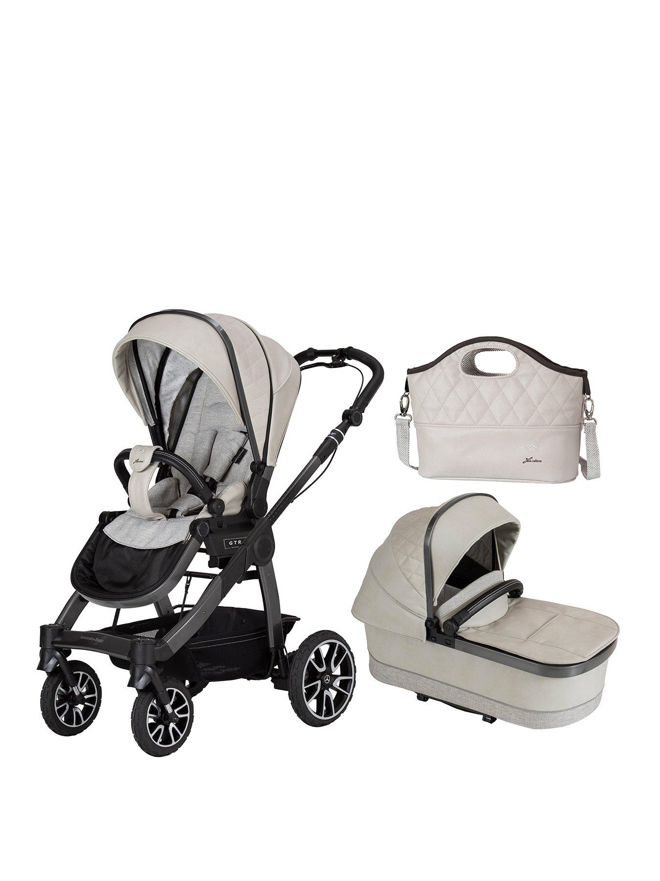 undefined All-Terrain GTR Pushchair, Carrycot & Changing Bag Bag - Moonstone