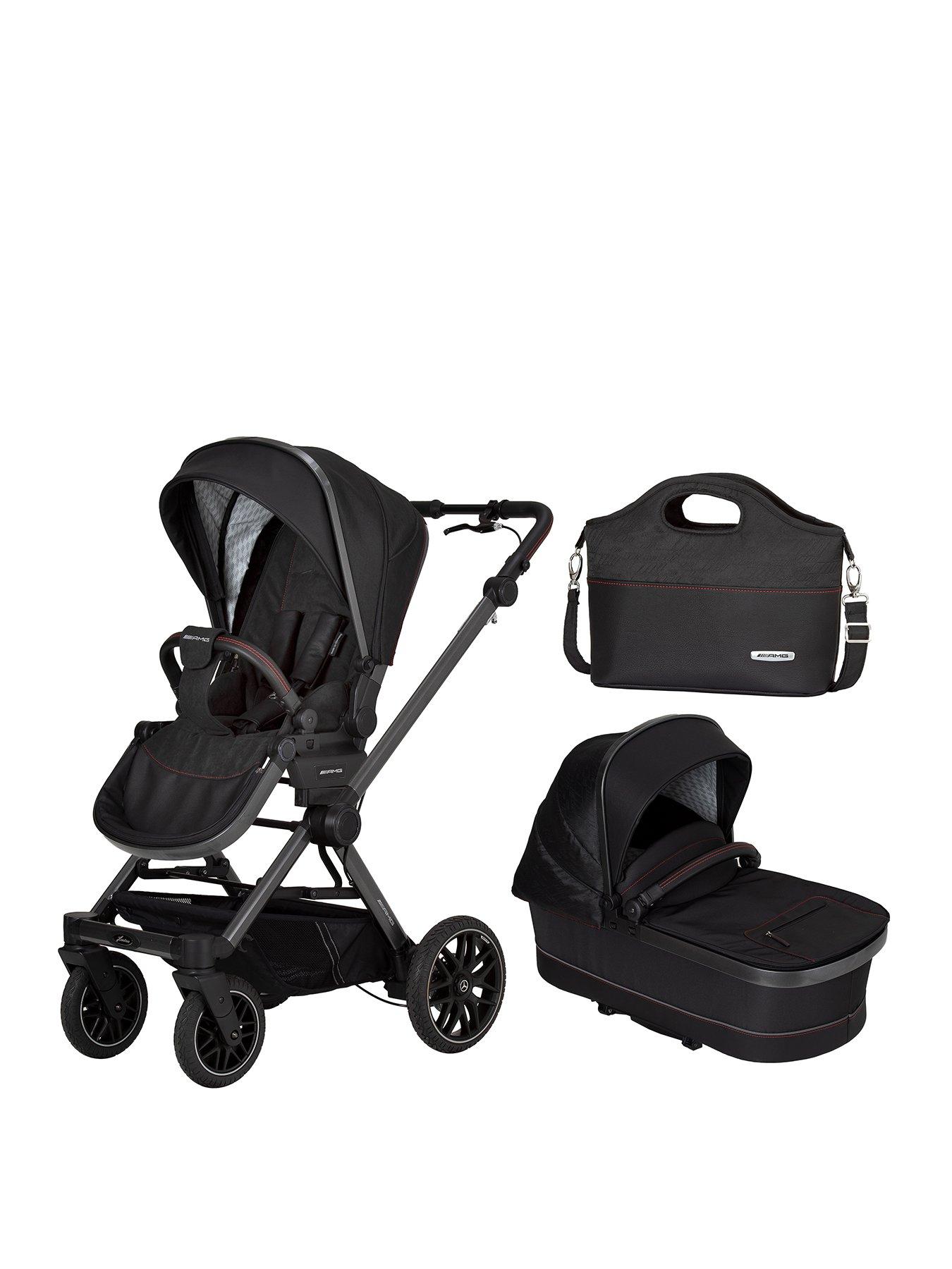 undefined GT² Pushchair, Carrycot  &  Changing Bag Bag - Charcoal Black