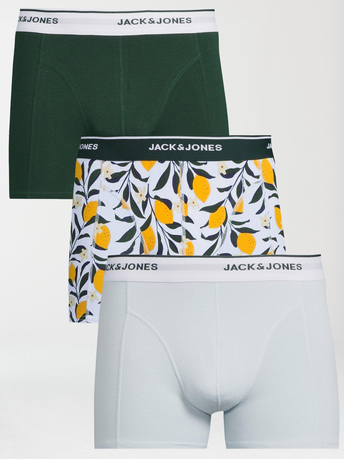undefined Jack & Jones Lemon Printed Trunks 3 Pack
