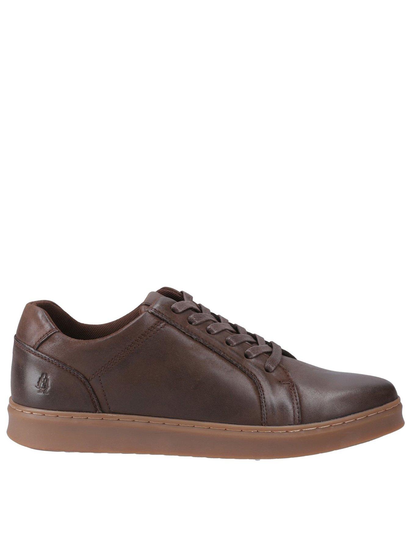 Hush Puppies Mens Madden Lace Up Trainers - Dark Brown