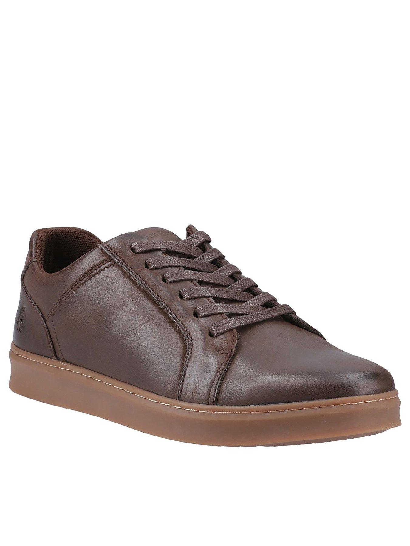 Image 2 of 5 of Hush Puppies Mens Madden Lace Up Trainers - Dark Brown