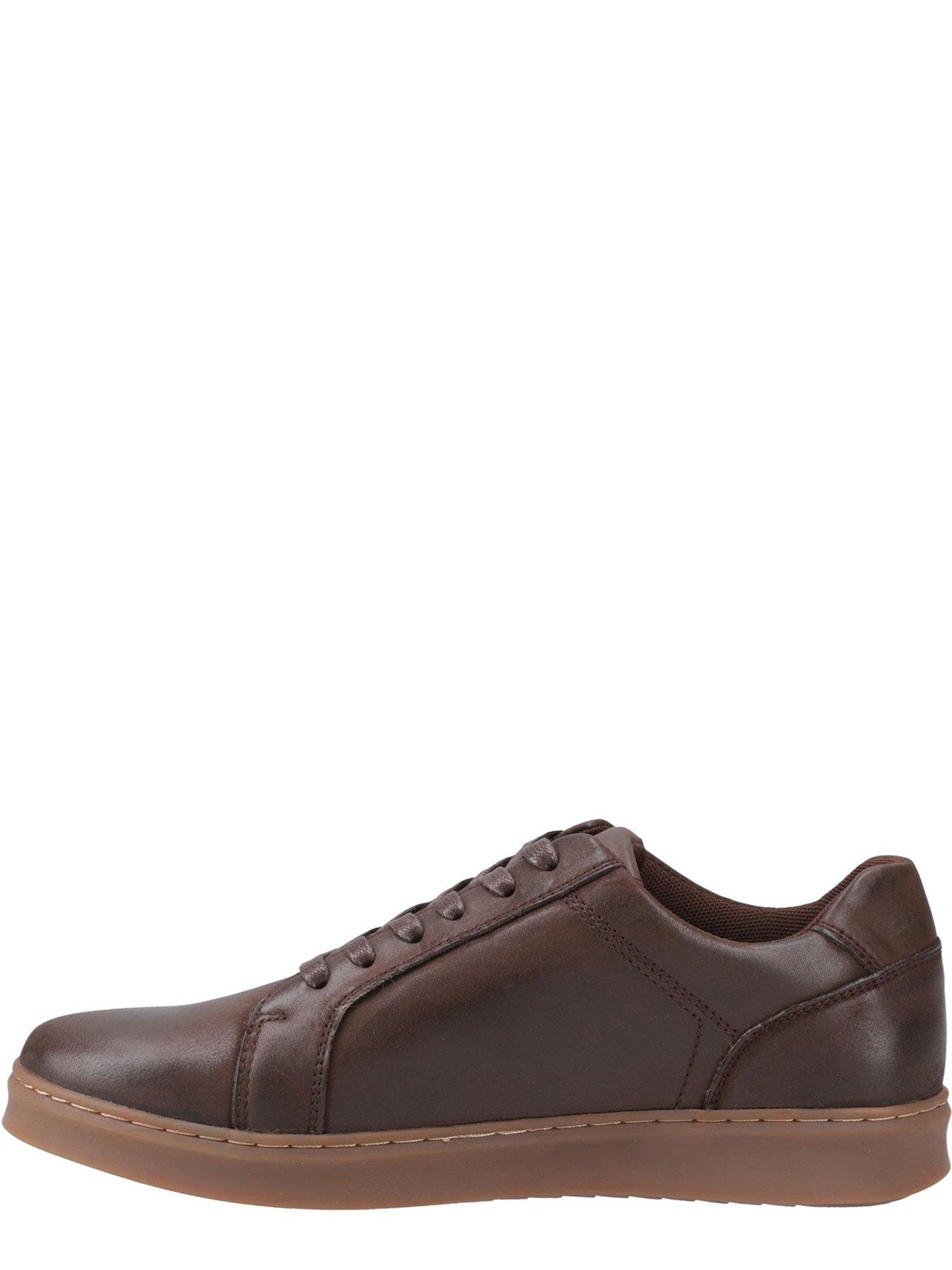 Image 4 of 5 of Hush Puppies Mens Madden Lace Up Trainers - Dark Brown