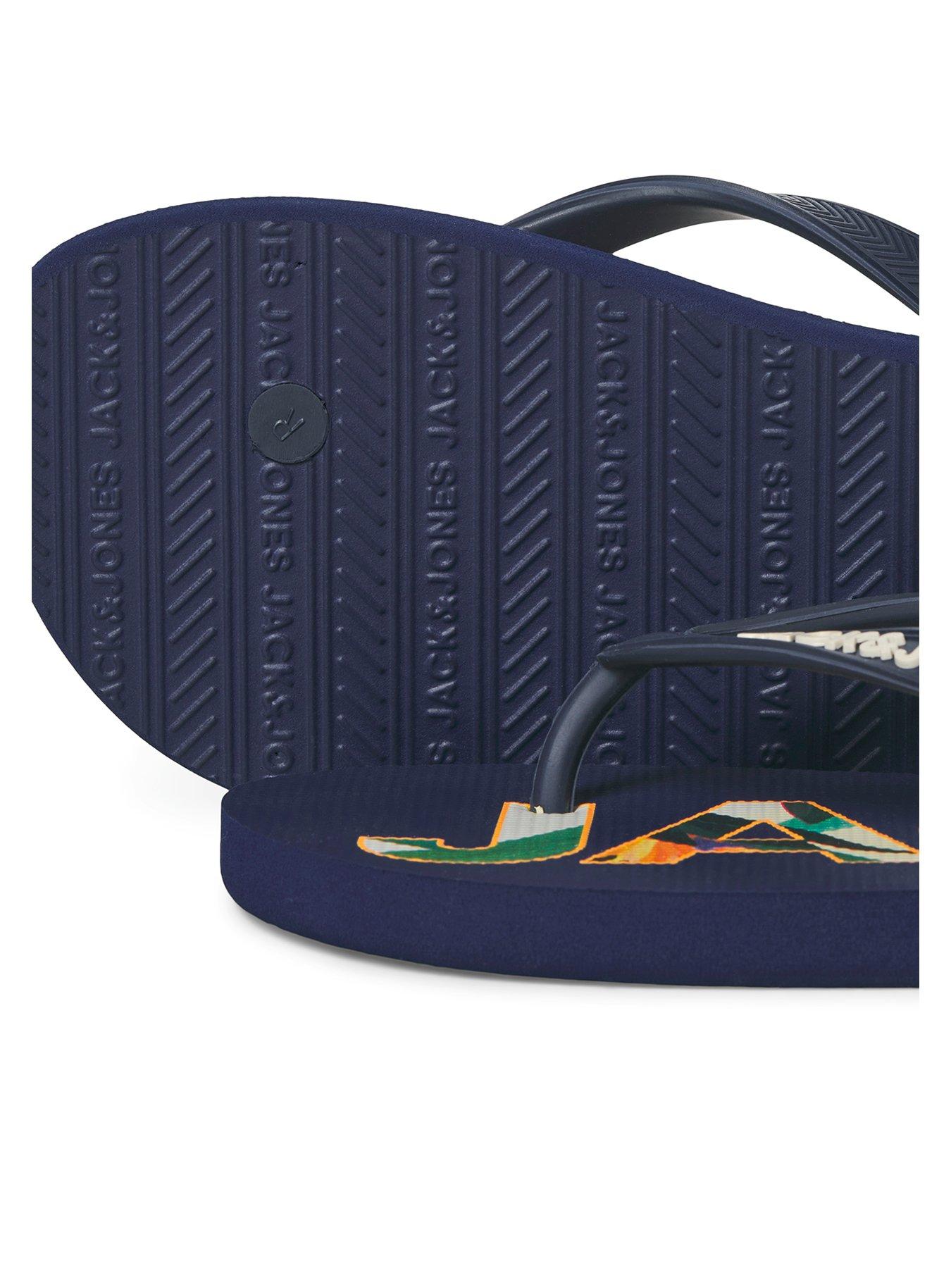 jack-jones-palm-print-logo-flip-flops-navydetail