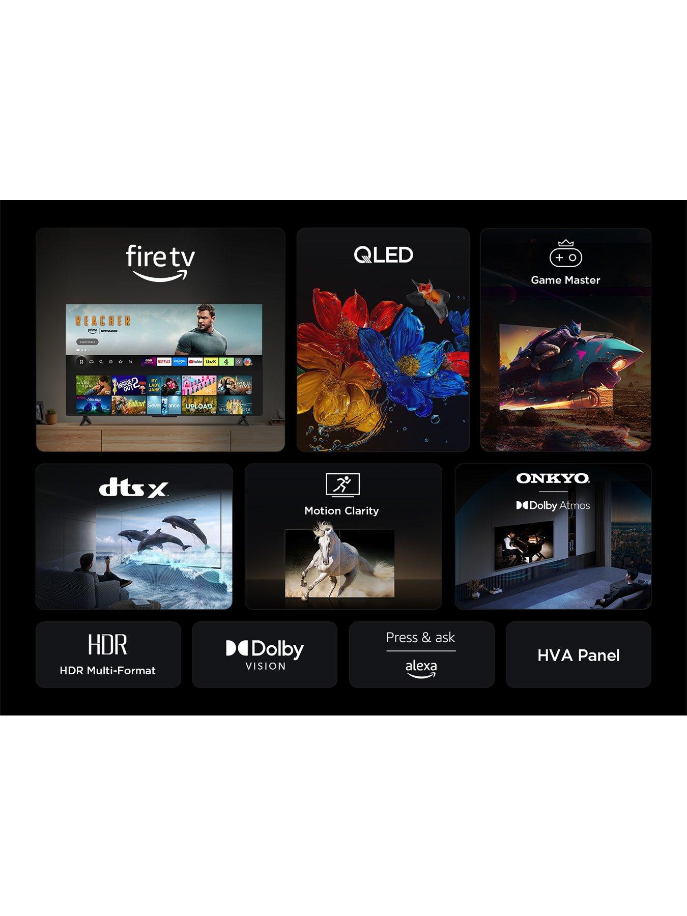 Image 4 of 7 of TCL 75T6C-UK, 4K QLED Fire Freely