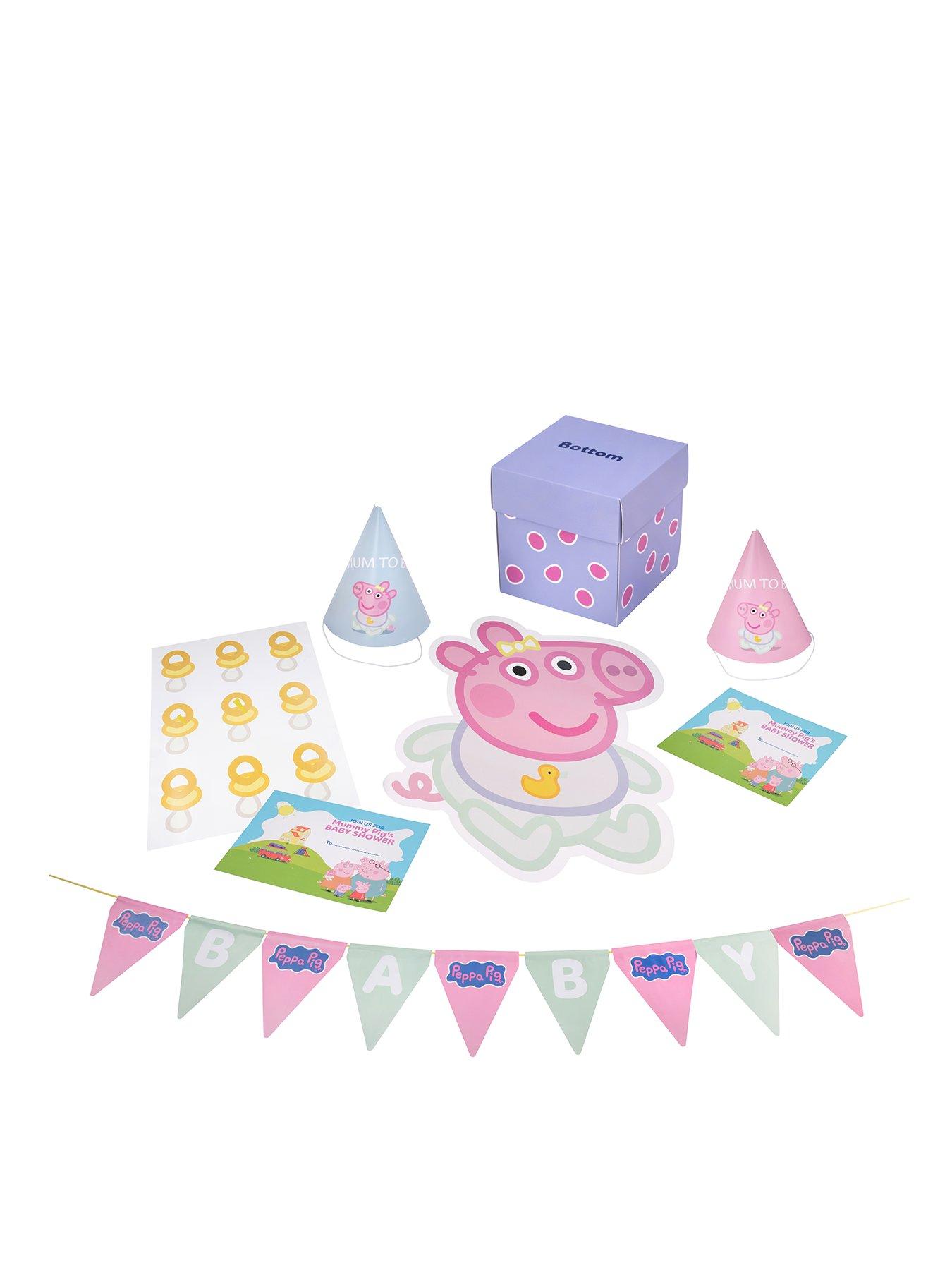 Image 1 of 7 of Peppa Pig Baby Shower Party Set