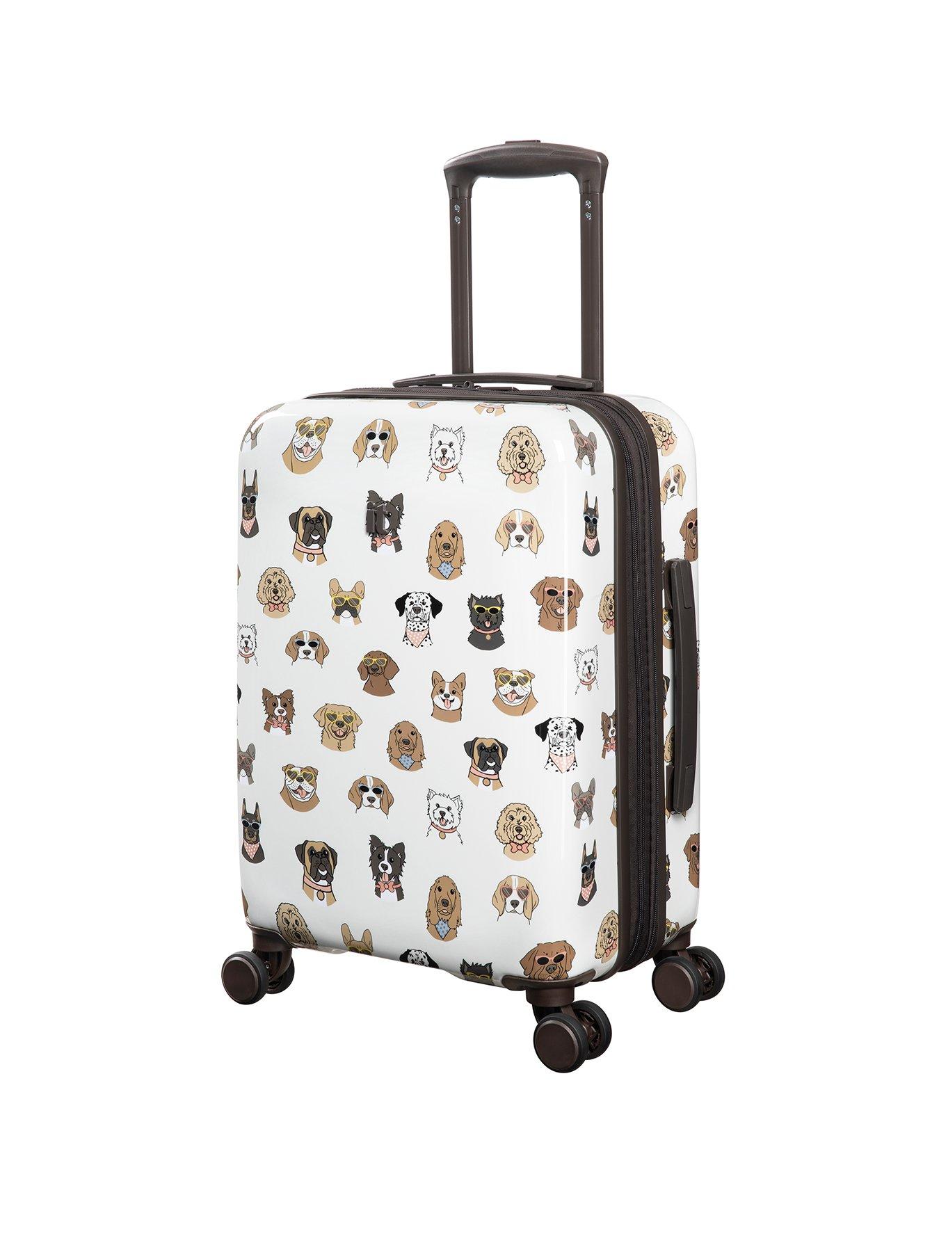 it Luggage Sheen Groovy Dog Print Hardshell Cabin Suitcase
