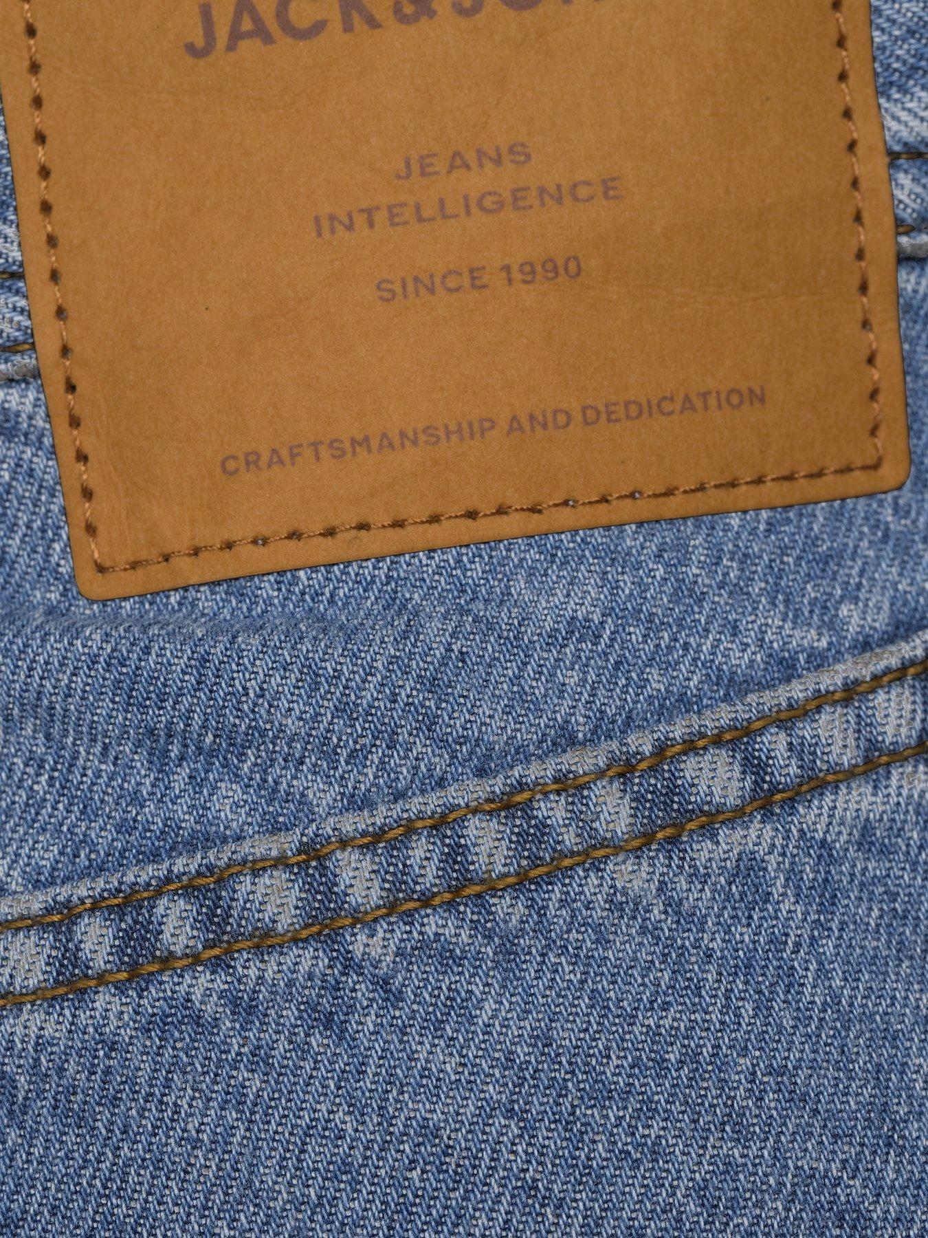 Image 4 of 5 of Jack & Jones Alex Denim Shorts - Blue