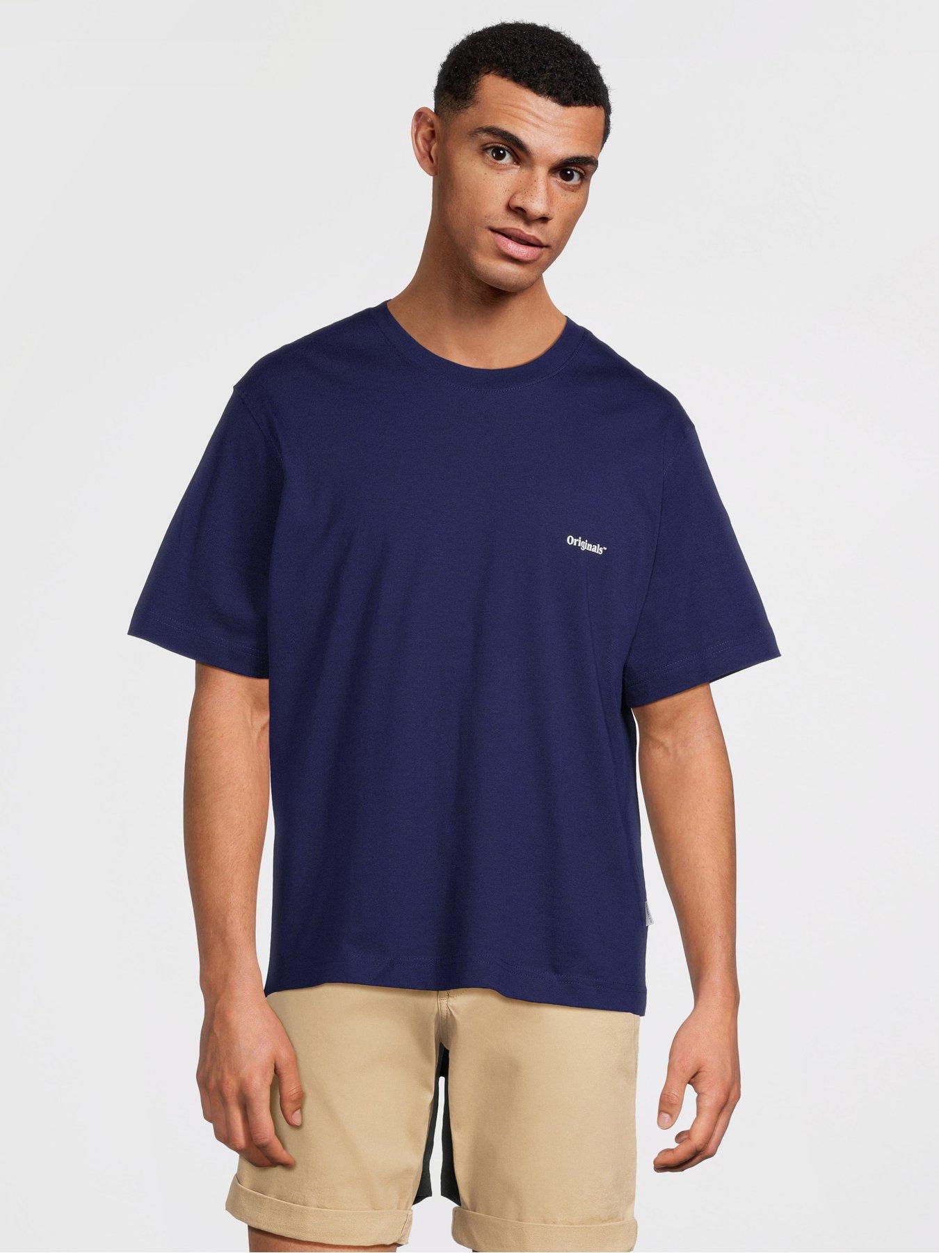 Image 2 of 5 of Jack & Jones Paros Easter Sketch Back Graphic T-Shirt - Navy