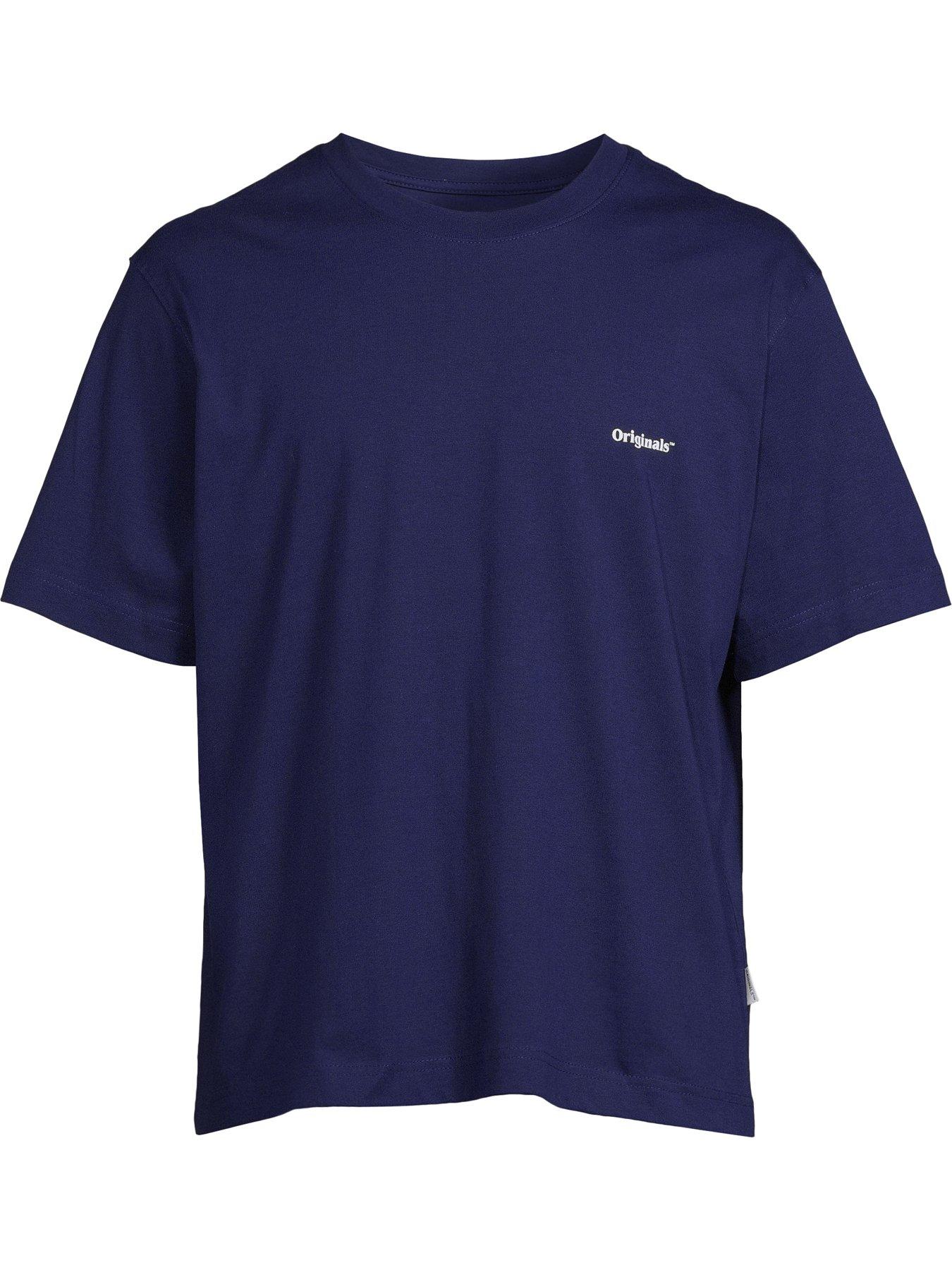Image 5 of 5 of Jack & Jones Paros Easter Sketch Back Graphic T-Shirt - Navy