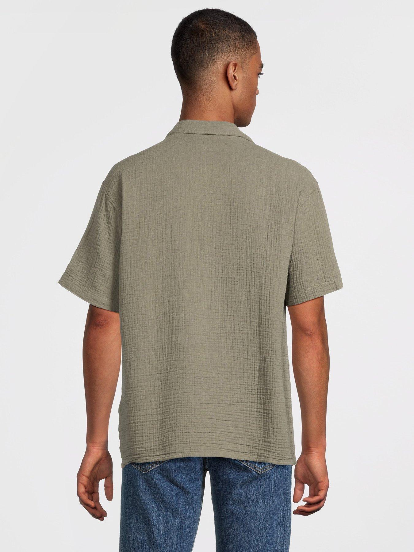 Image 2 of 5 of Jack & Jones Easter Patras Short Sleeve Resort Shirt - Khaki