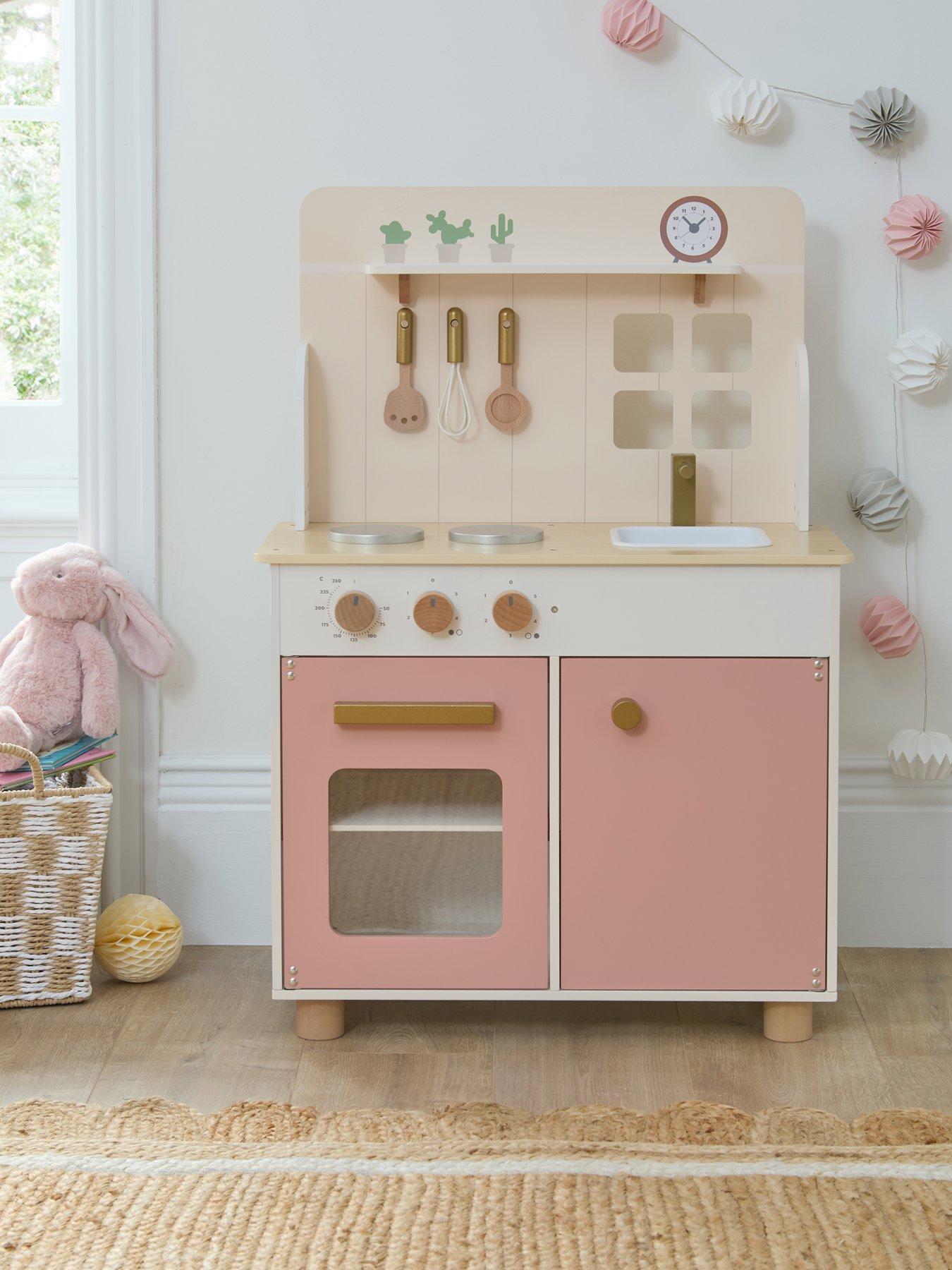 Acorn Acorn Floorstanding Wooden Kitchen Playset - Blush