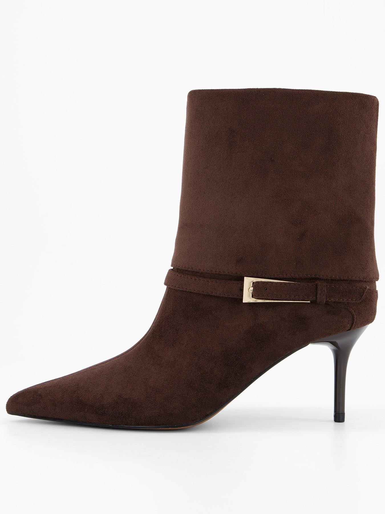 Image 2 of 7 of The Very Collection Pointed Ankle Boot - Brown