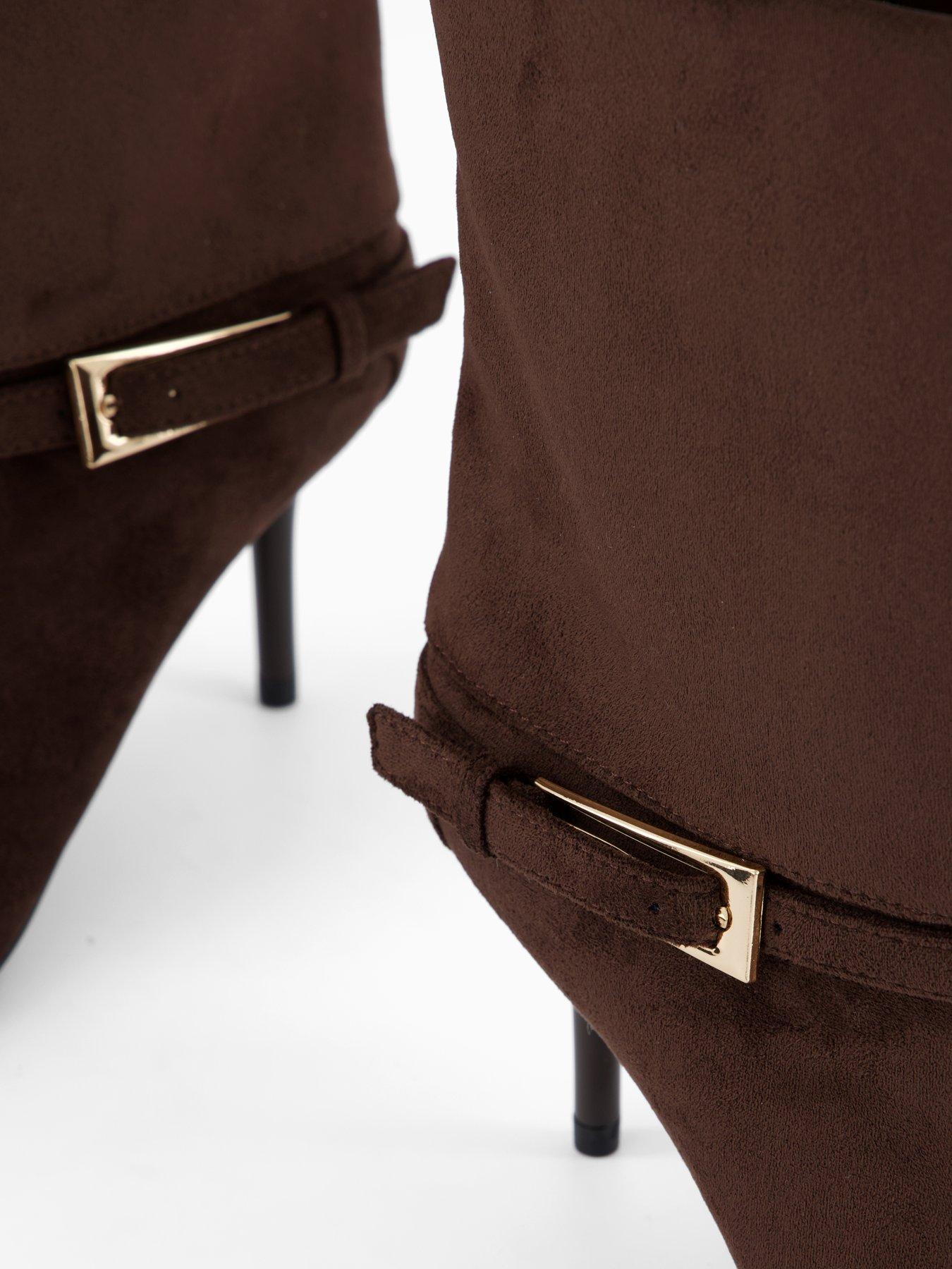 Image 6 of 7 of The Very Collection Pointed Ankle Boot - Brown