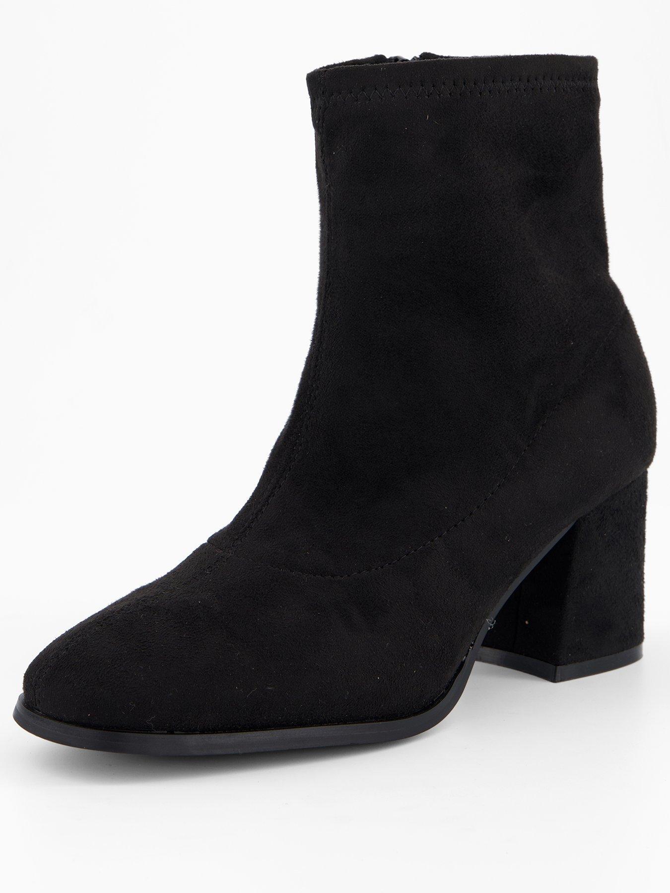 the-very-collection-wide-fit-ankle-sock-boot-blackback